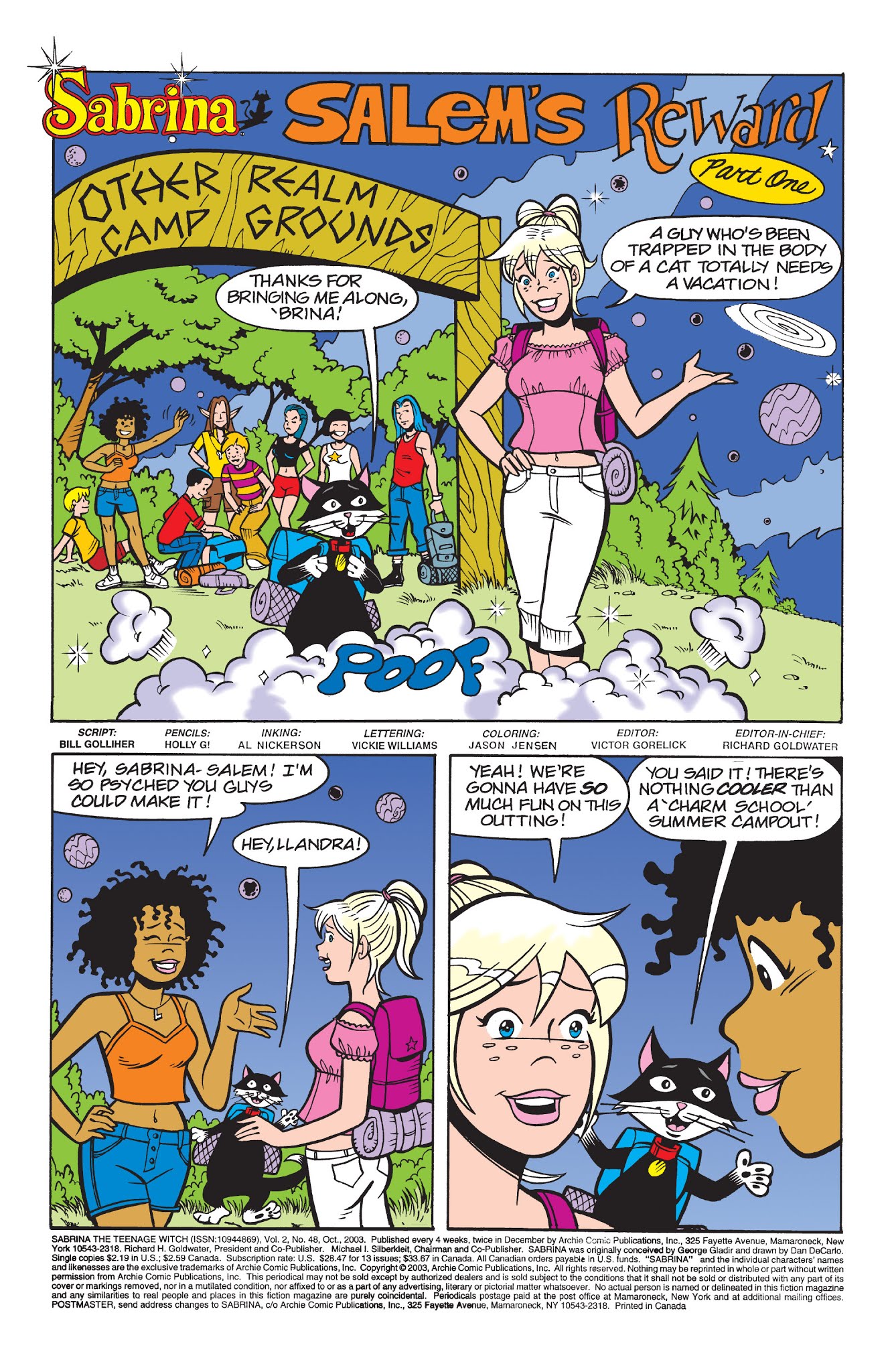 Read online Sabrina the Teenage Witch (2000) comic -  Issue #48 - 2