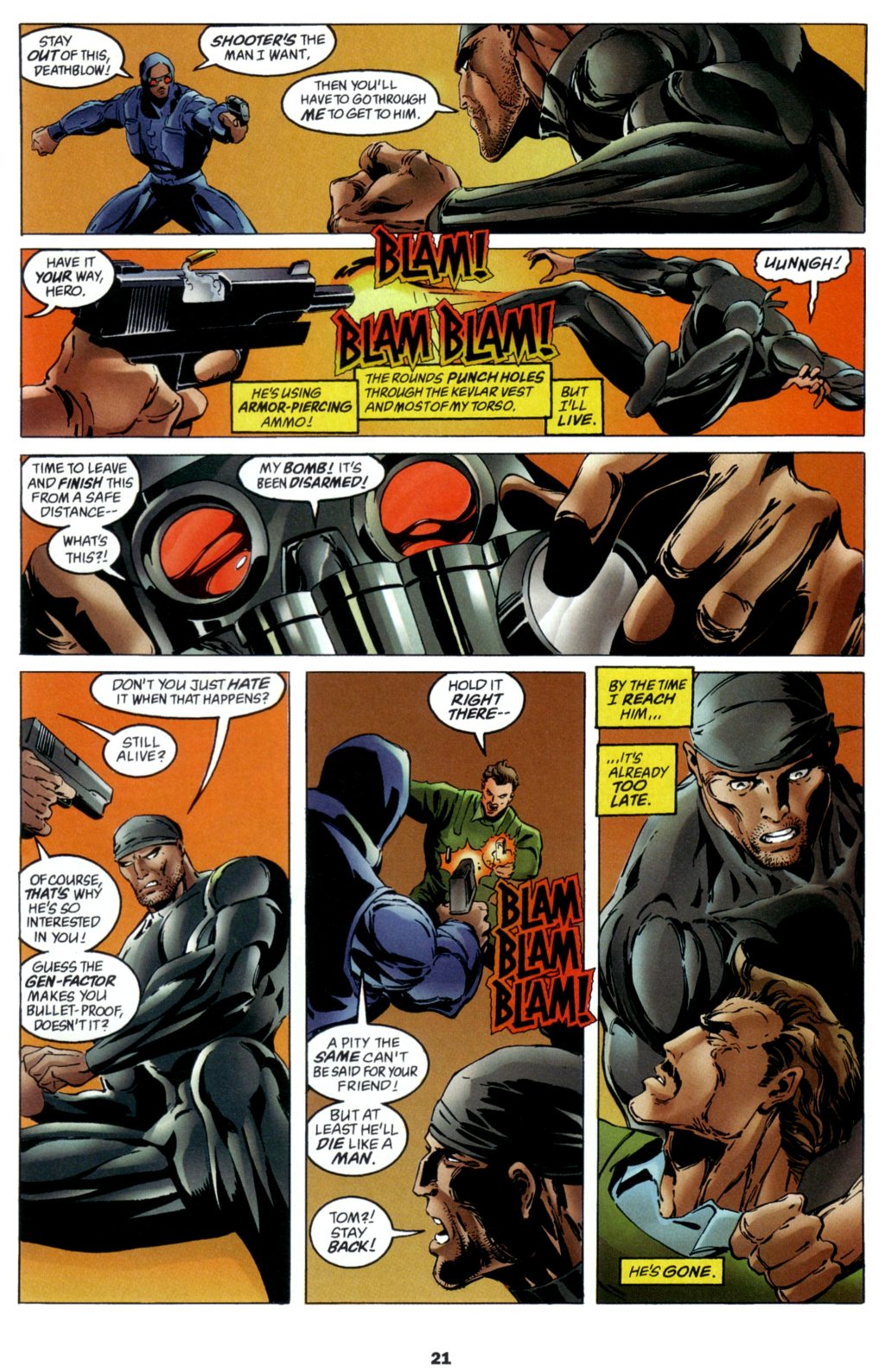 Read online Deathblow comic -  Issue #15 - 22