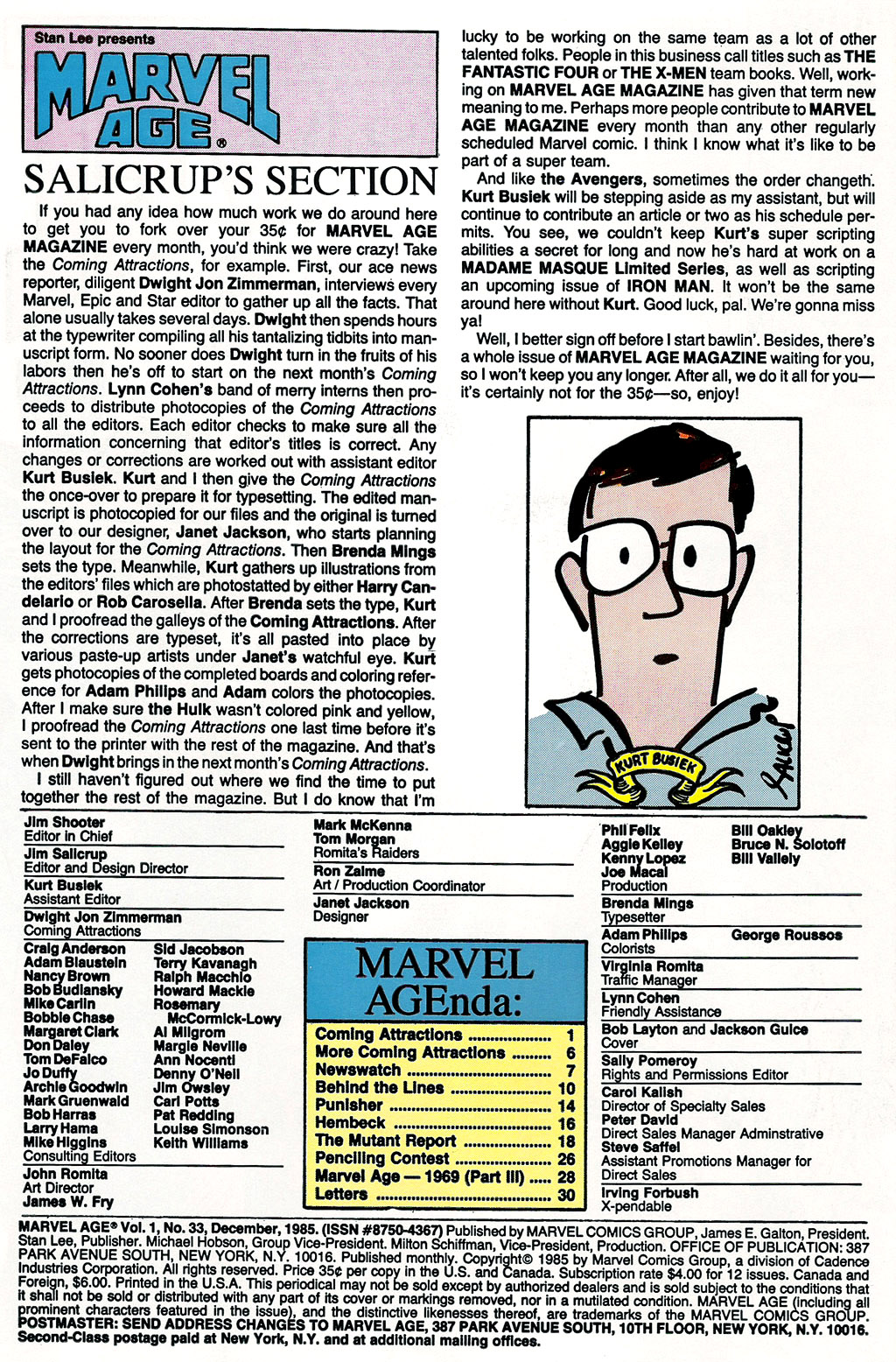 Read online Marvel Age comic -  Issue #33 - 2