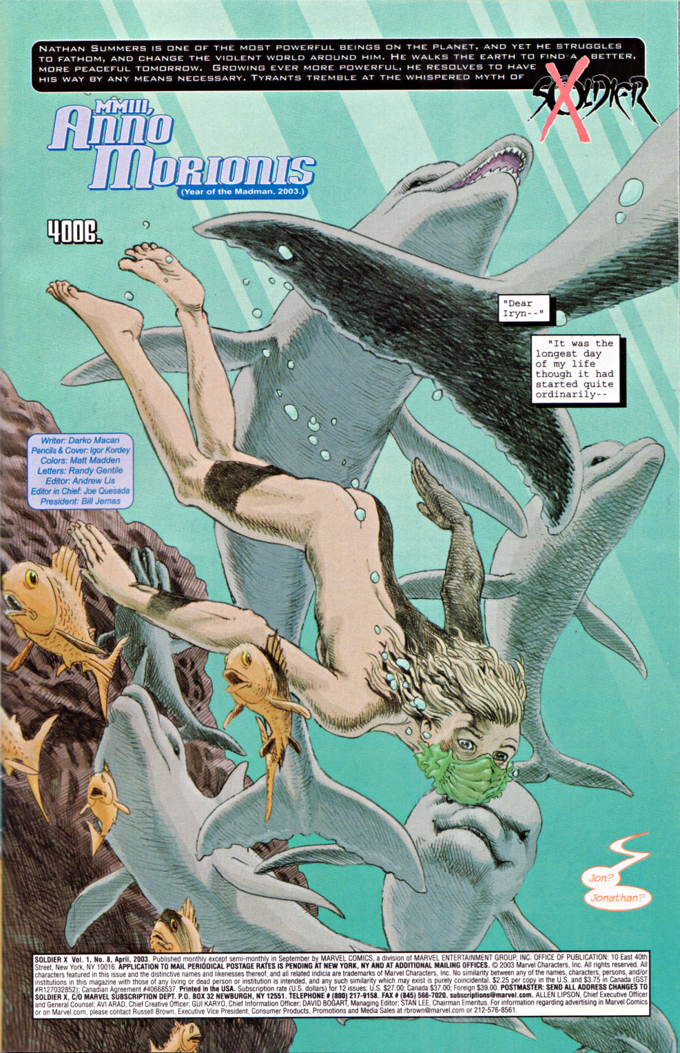 Read online Soldier X comic -  Issue #8 - 2