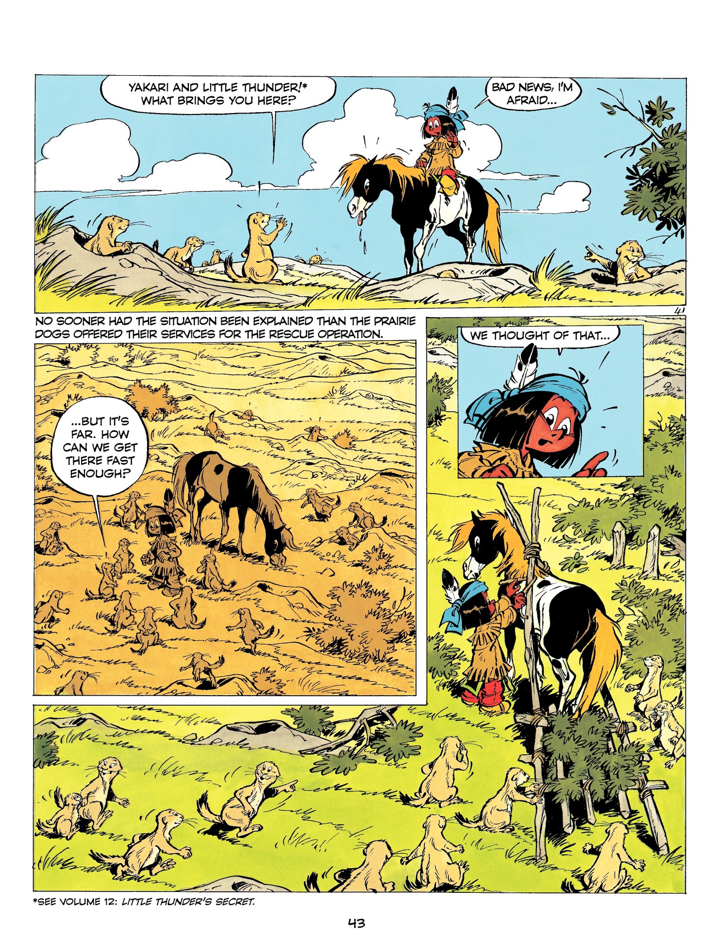 Read online Yakari comic -  Issue #13 - 43