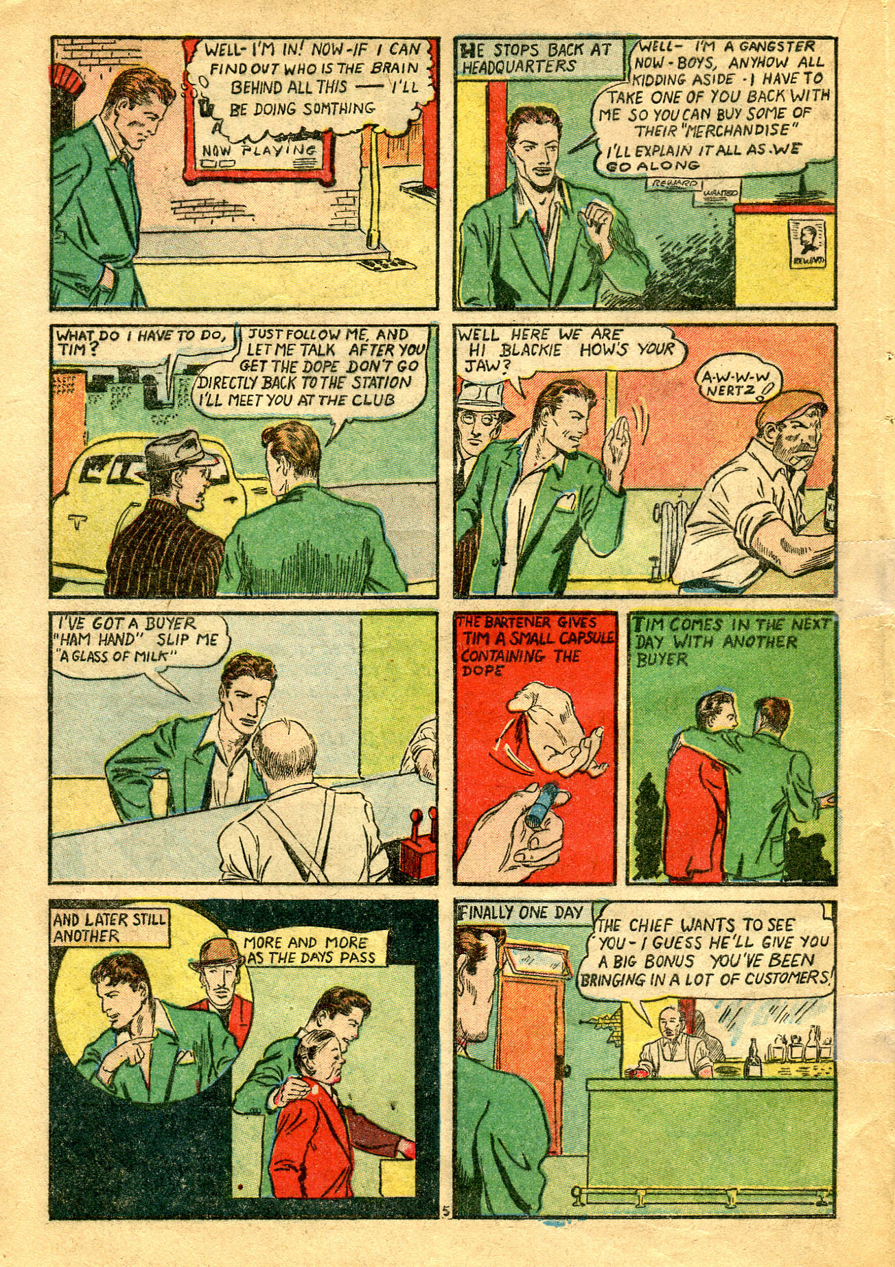 Read online Super Spy (1940) comic -  Issue #2 - 47