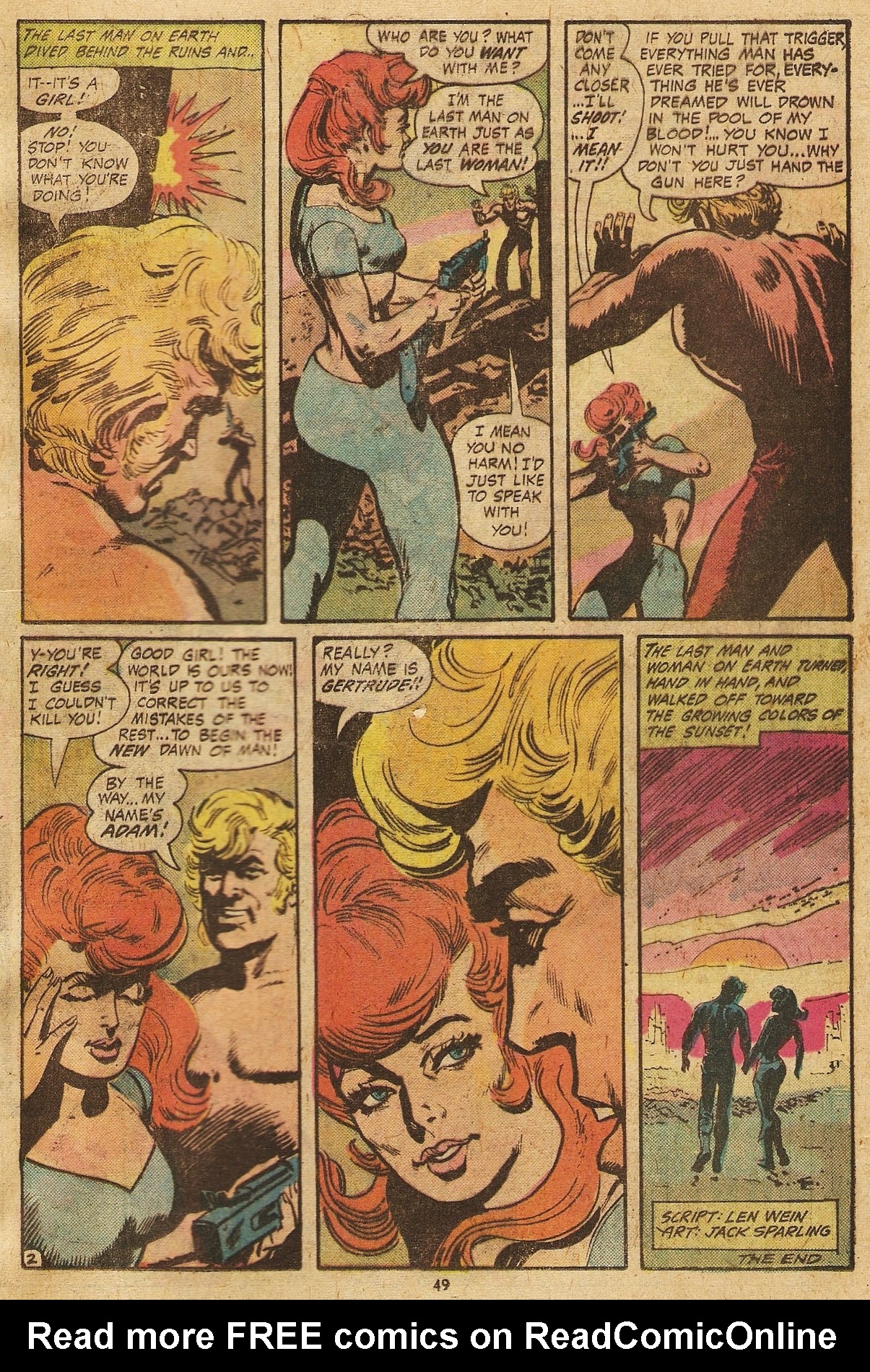 Read online Weird War Tales (1971) comic -  Issue #36 - 49