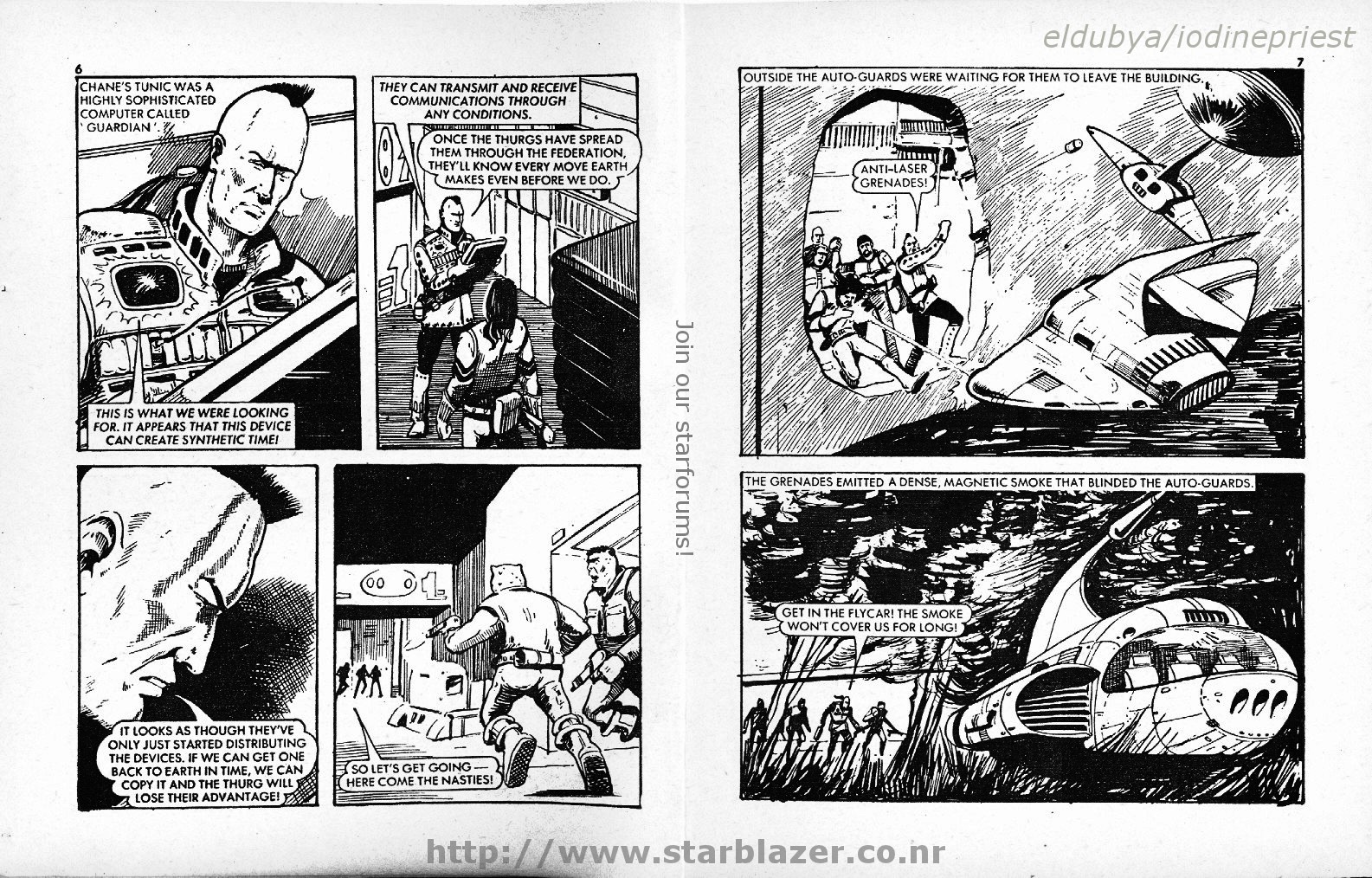 Read online Starblazer comic -  Issue #136 - 5