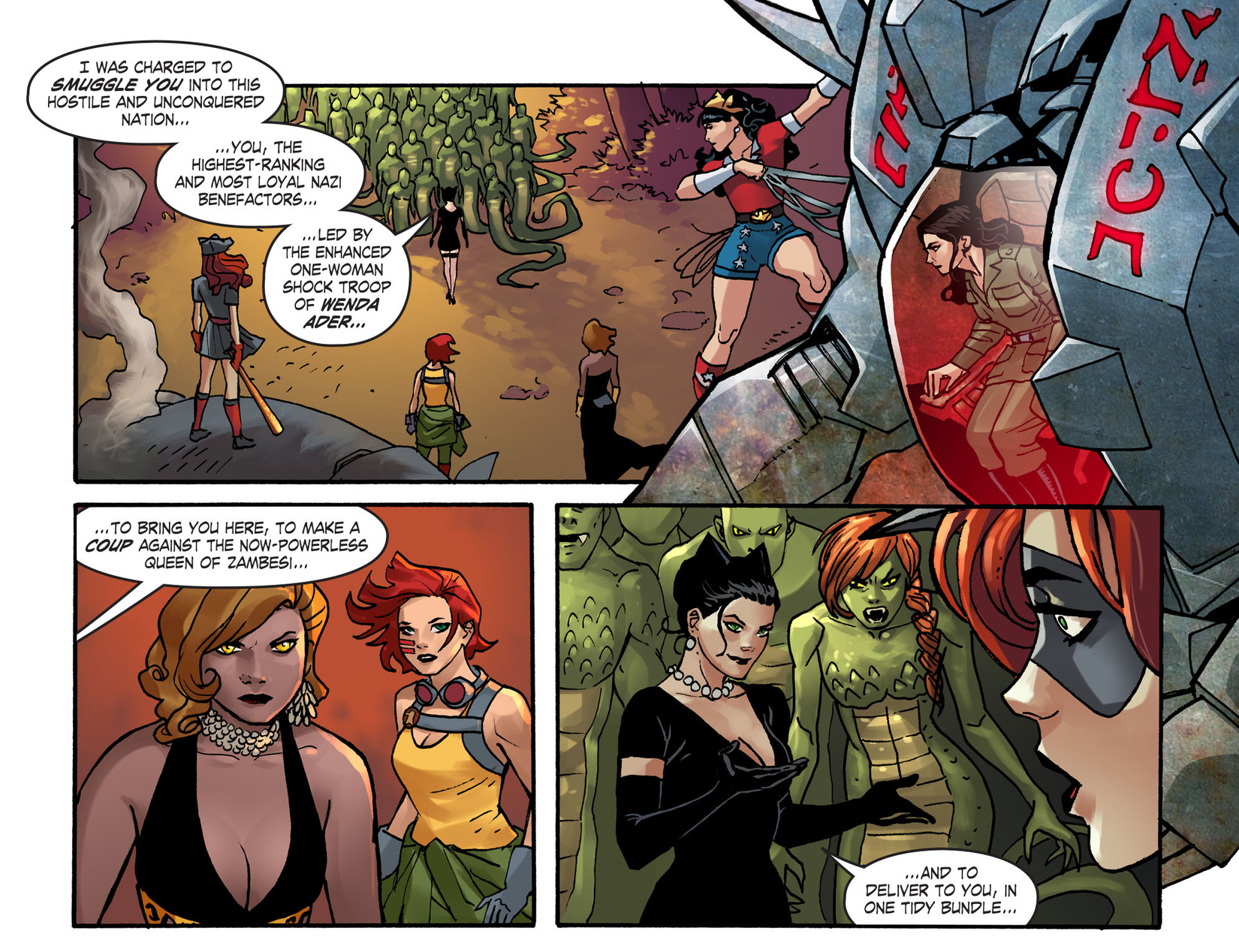 Read online DC Comics: Bombshells comic -  Issue #70 - 21