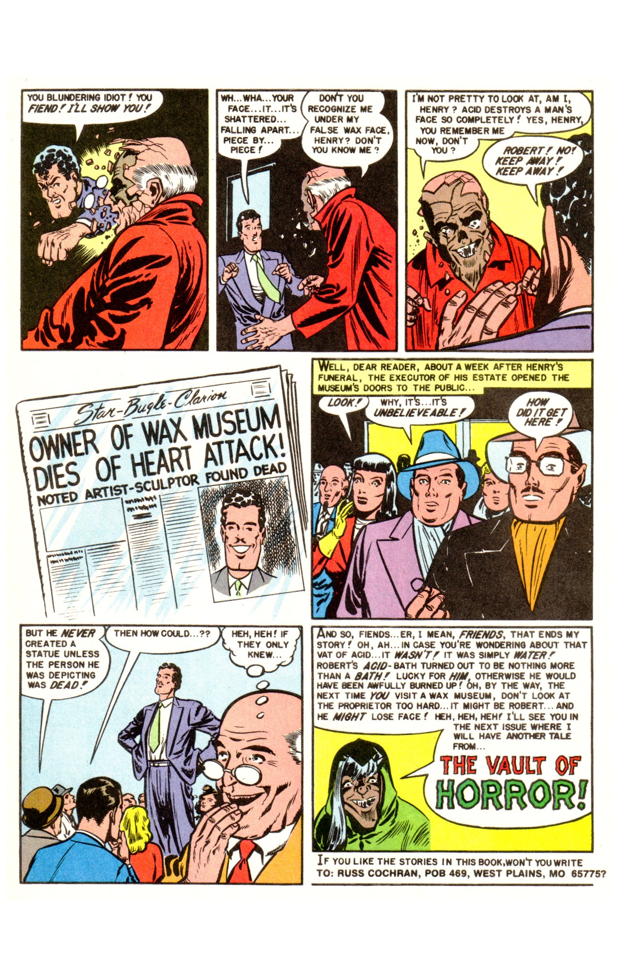 Read online The Vault of Horror (1950) comic -  Issue #12 - 11