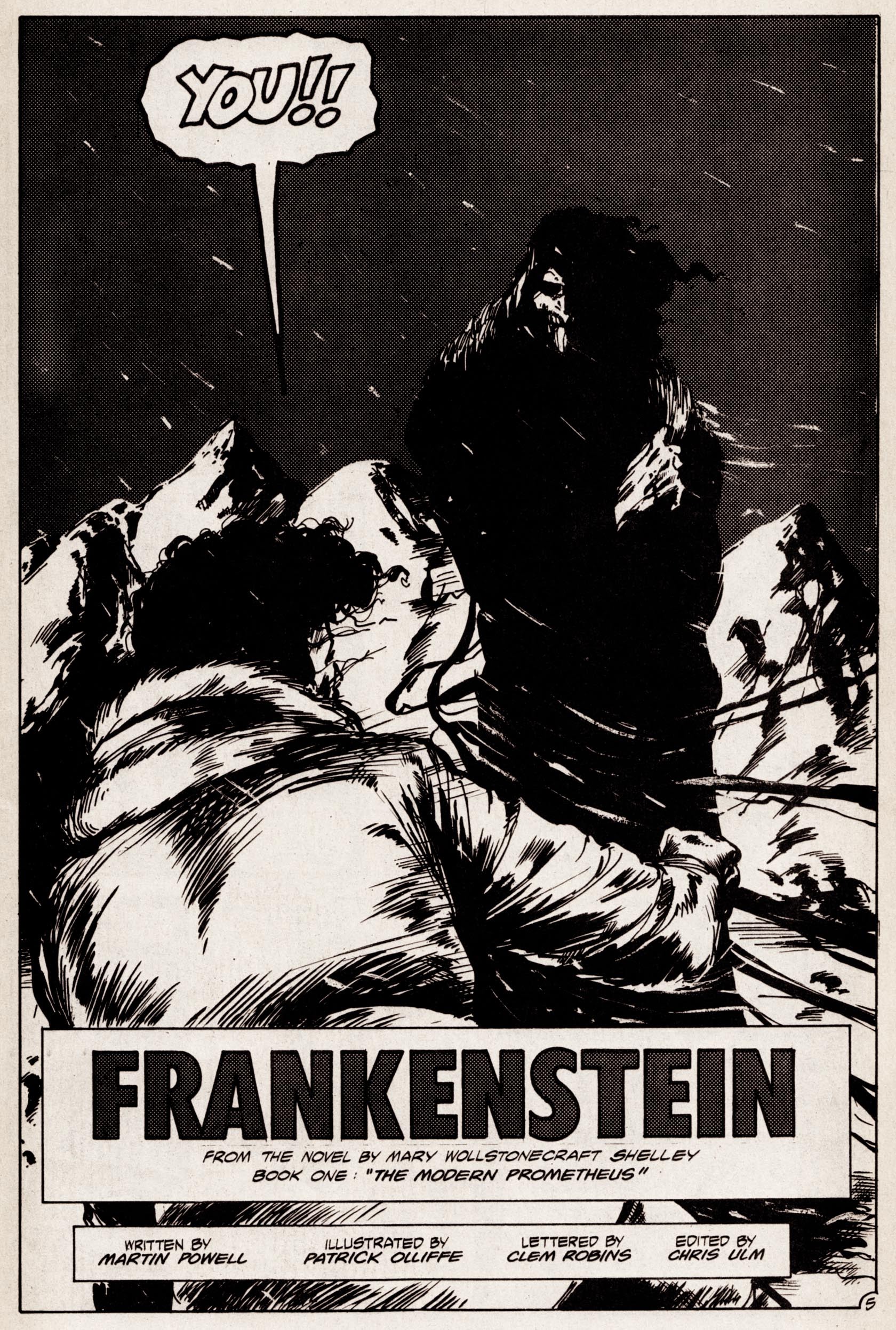 Read online Frankenstein (1989) comic -  Issue #1 - 8
