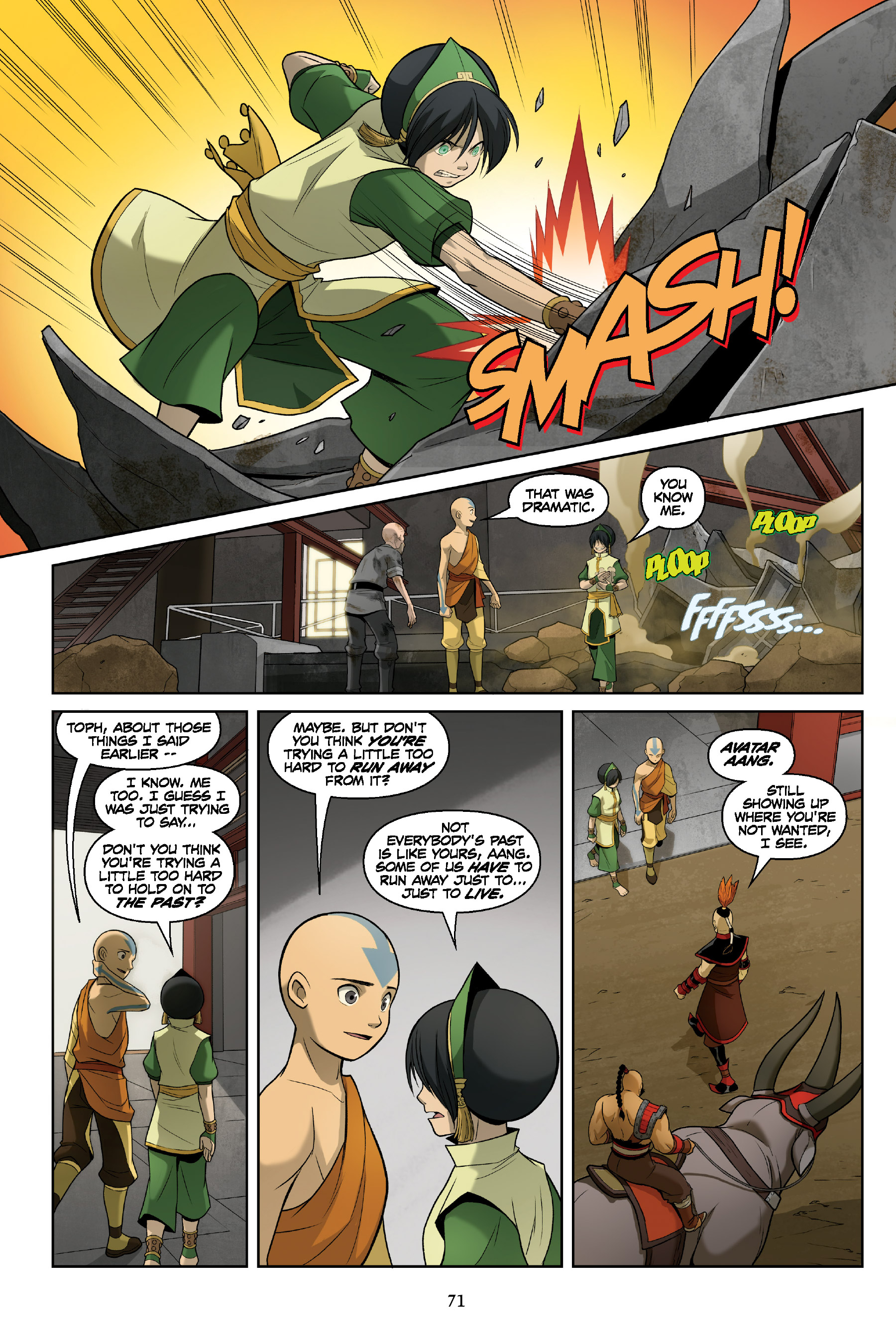 Read online Nickelodeon Avatar: The Last Airbender - The Rift comic -  Issue # _Omnibus (Part 1) - 71