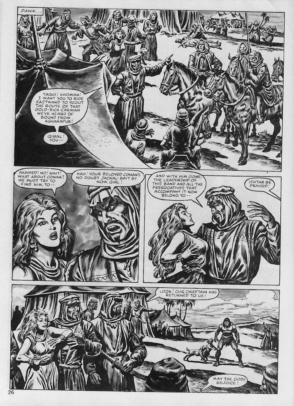 Read online The Savage Sword Of Conan comic -  Issue #102 - 26