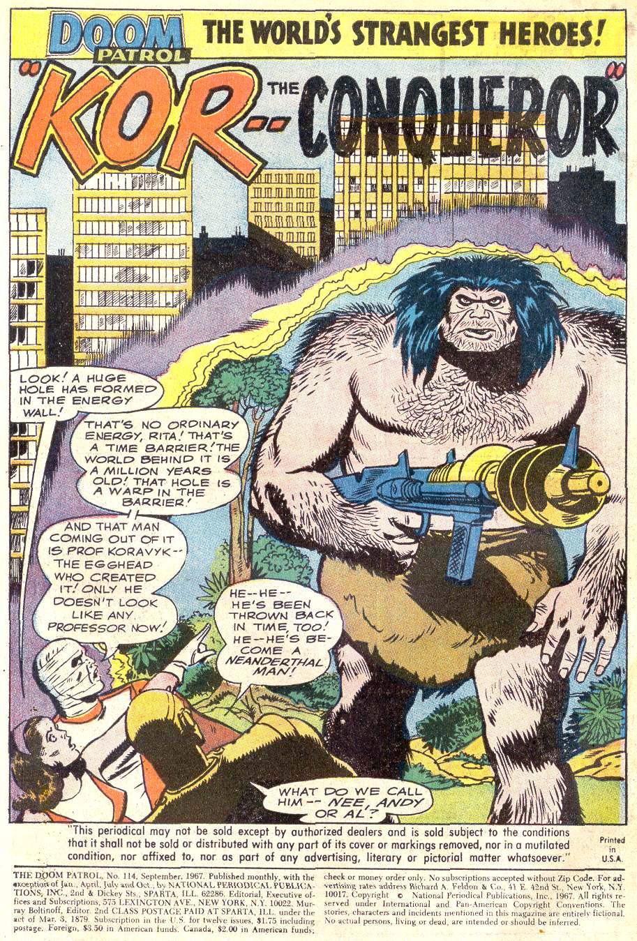Read online Doom Patrol (1964) comic -  Issue #114 - 3