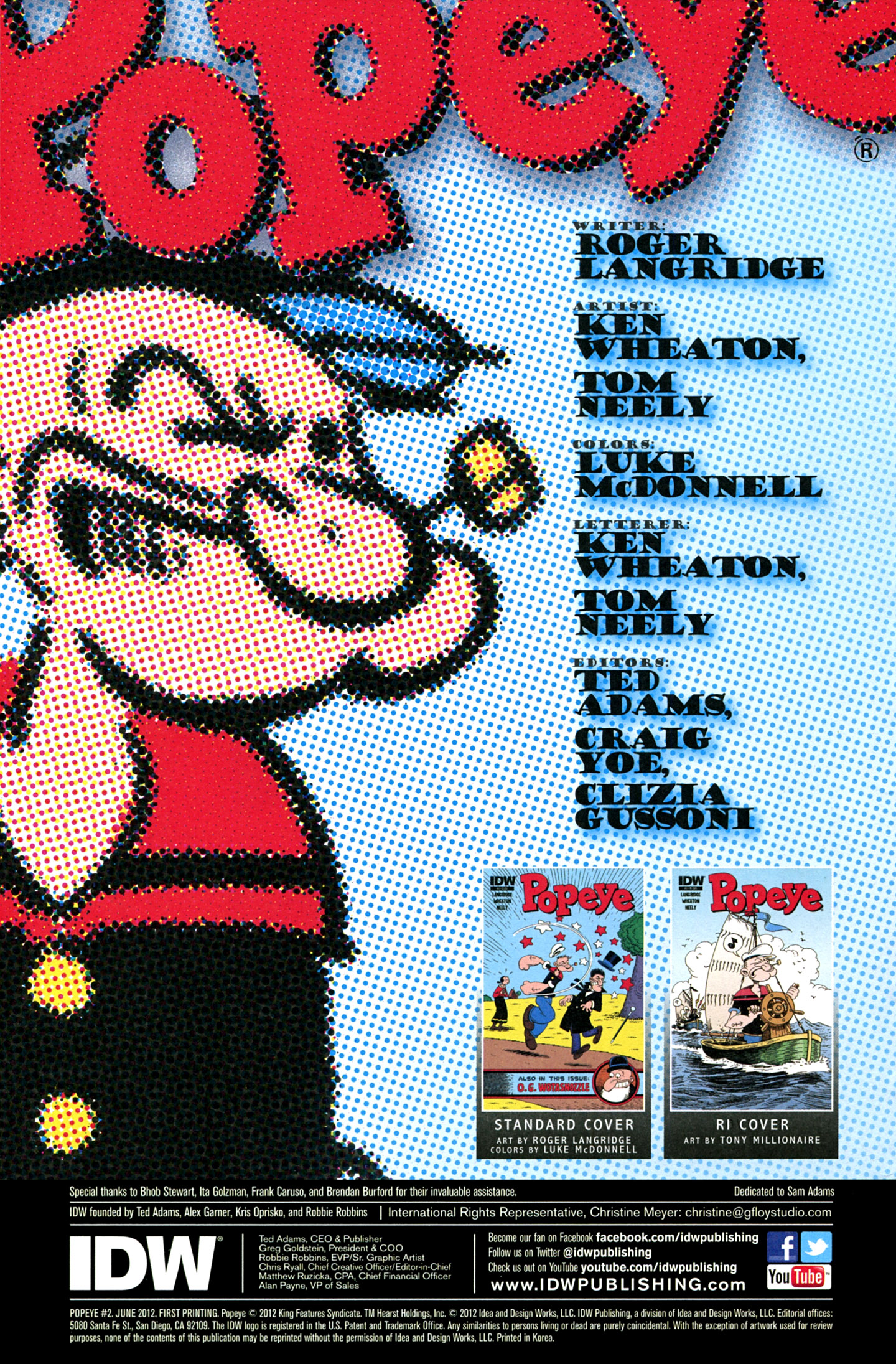 Read online Popeye (2012) comic -  Issue #2 - 2