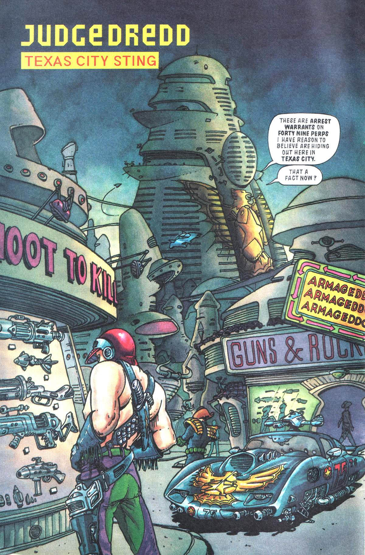 Read online Judge Dredd: The Megazine (vol. 2) comic -  Issue #1 - 4