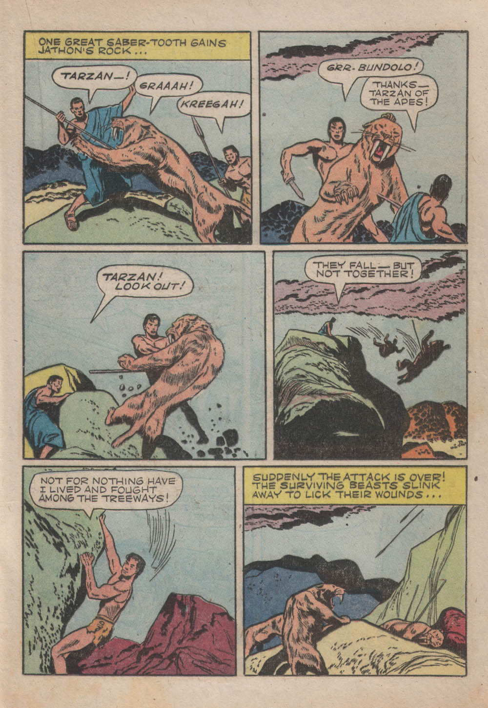 Read online Tarzan (1948) comic -  Issue #35 - 21