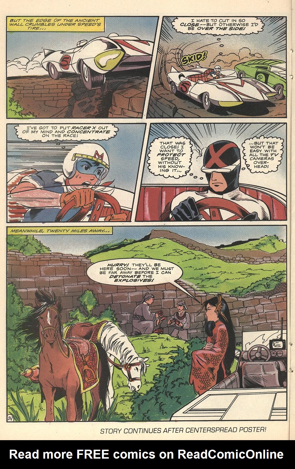 Read online Speed Racer (1987) comic -  Issue #14 - 15