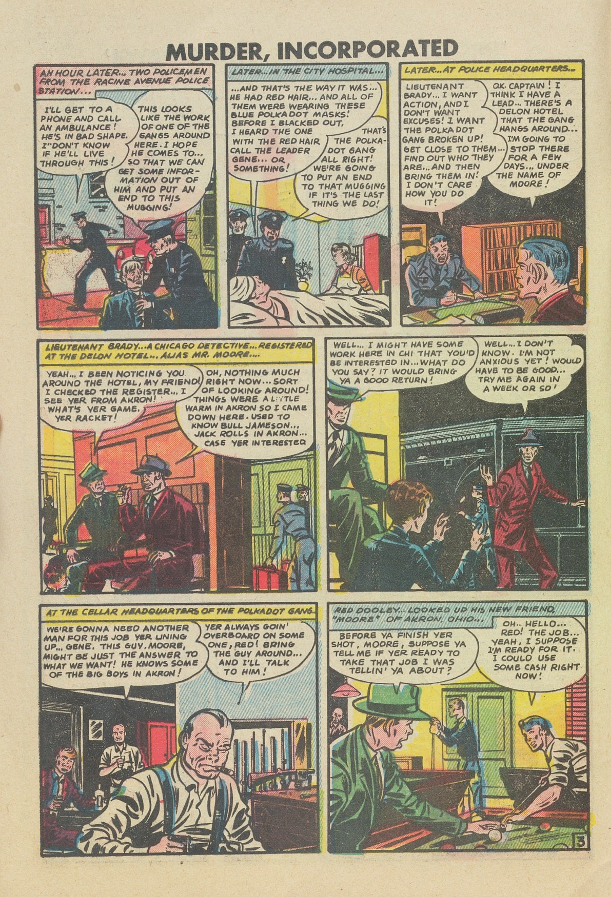 Read online Murder Incorporated (1948) comic -  Issue #13 - 4