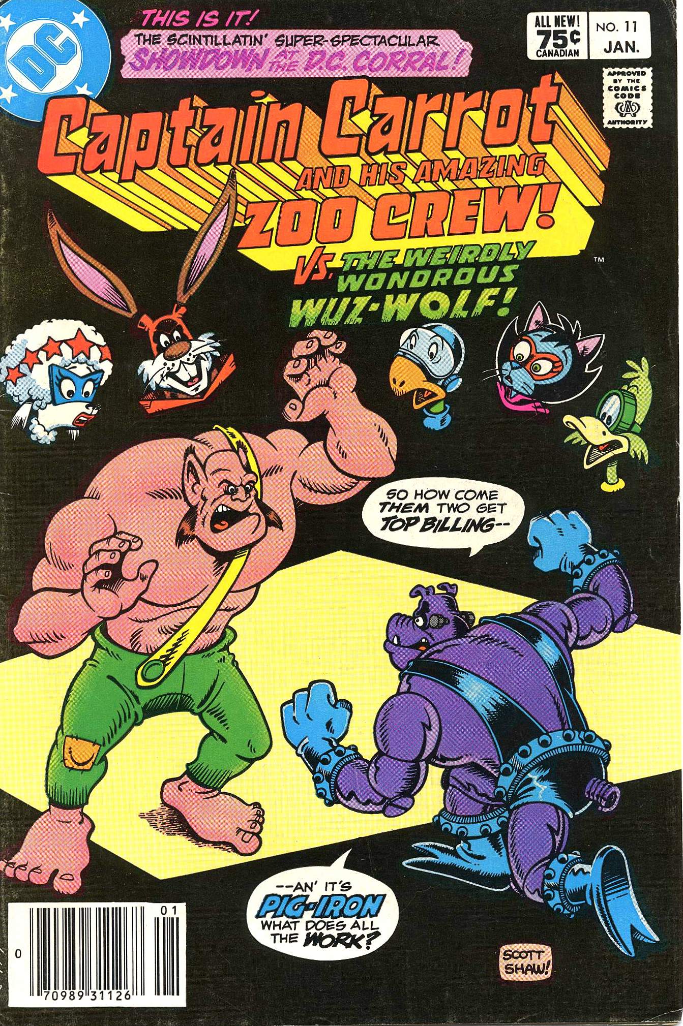 Read online Captain Carrot and His Amazing Zoo Crew! comic -  Issue #11 - 1