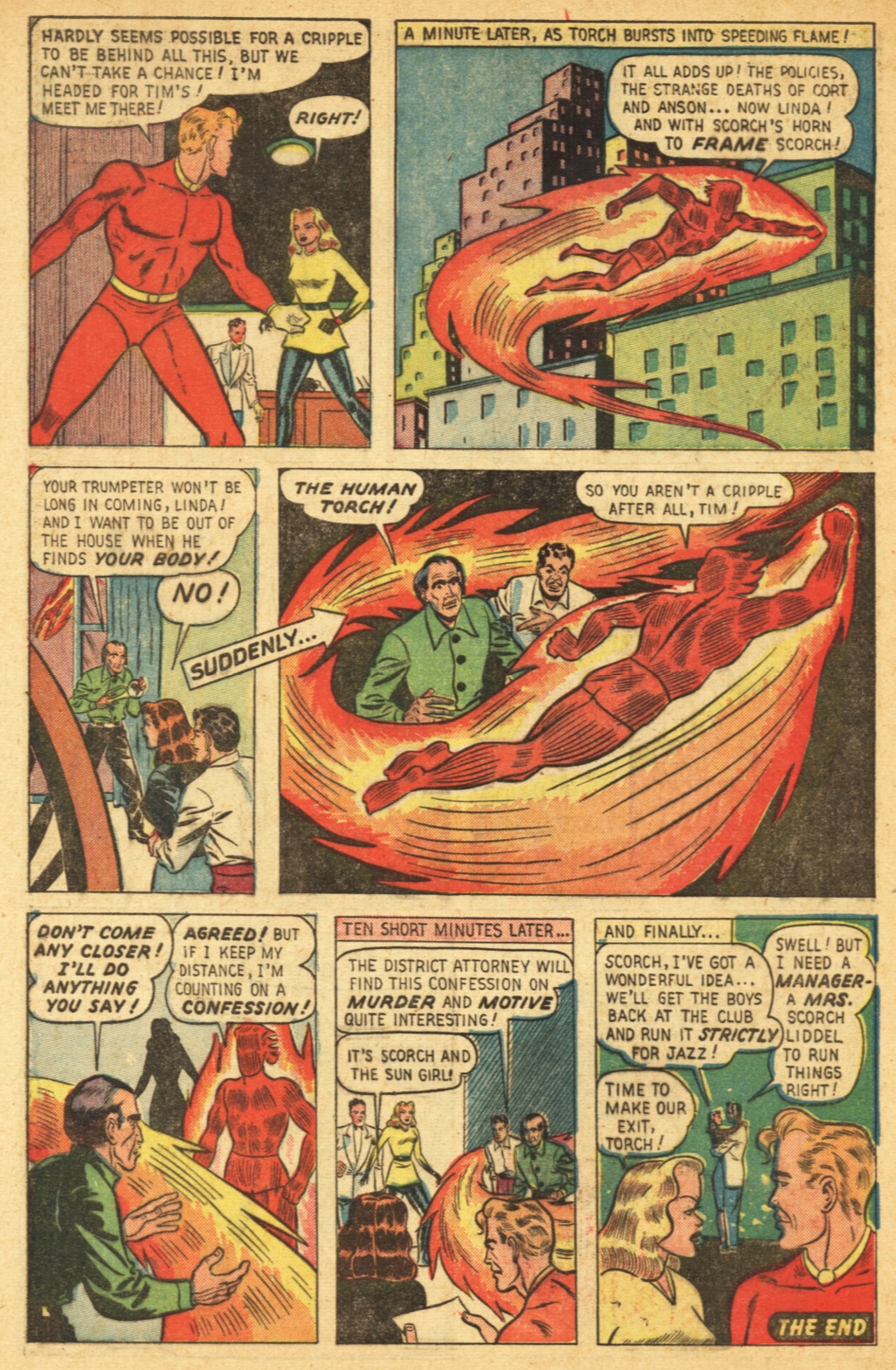 Read online The Human Torch (1940) comic -  Issue #32 - 32