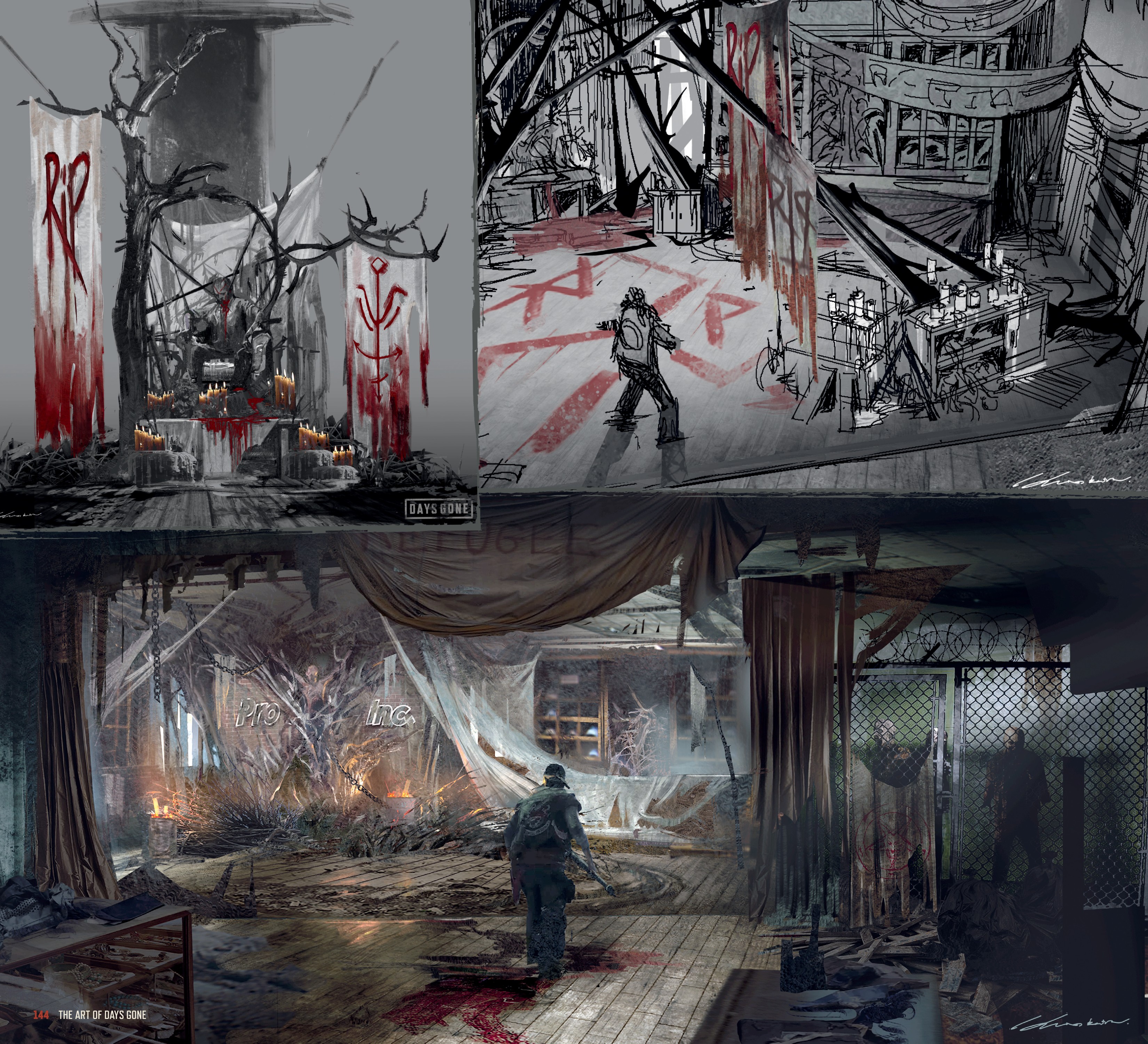 Read online The Art of Days Gone comic -  Issue # TPB (Part 2) - 34