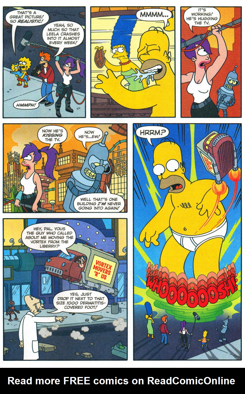 Read online The Simpsons/Futurama Crossover Crisis II comic -  Issue #2 - 26
