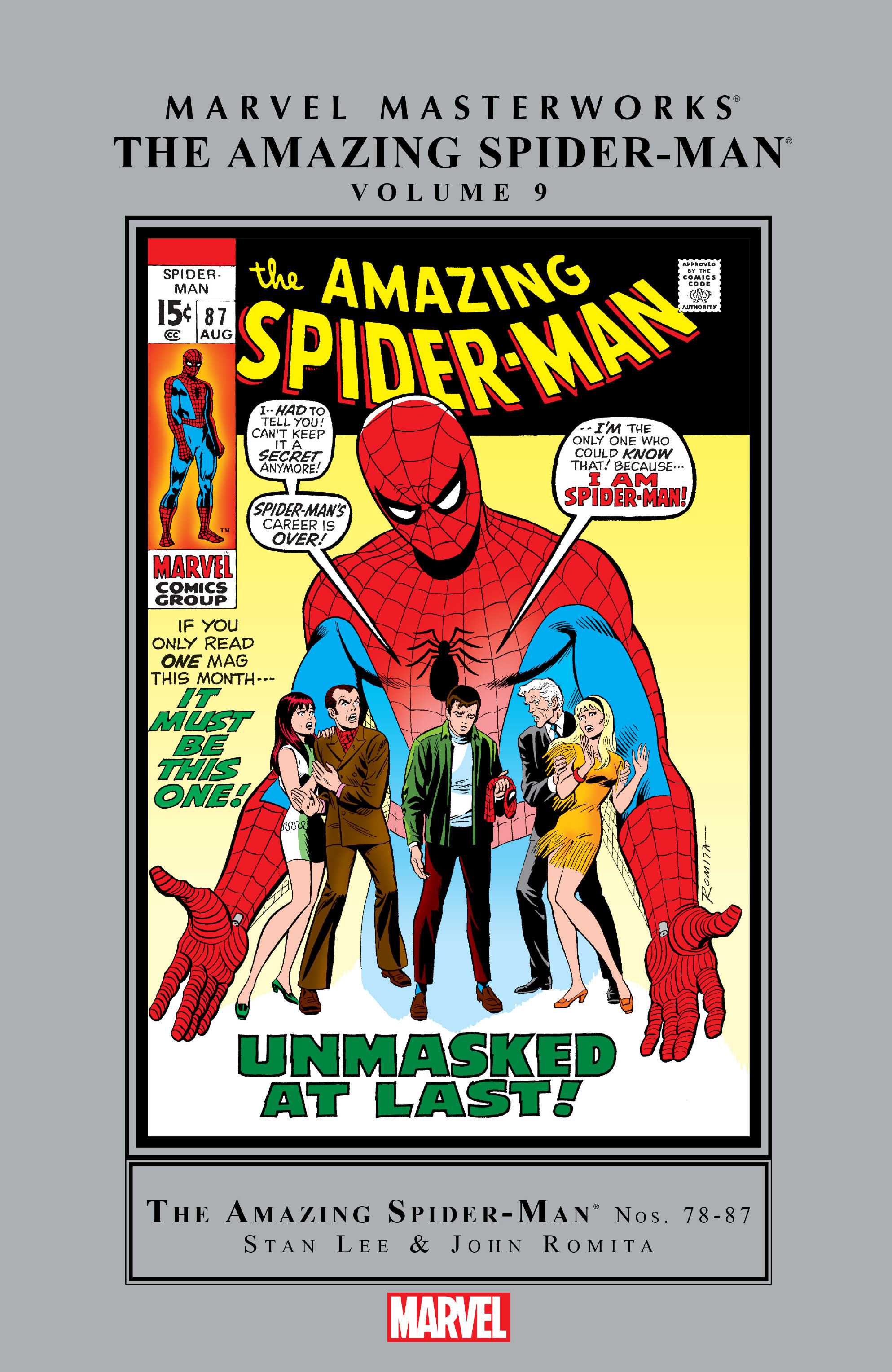 Read online Marvel Masterworks: The Amazing Spider-Man comic -  Issue # TPB 9 (Part 1) - 1
