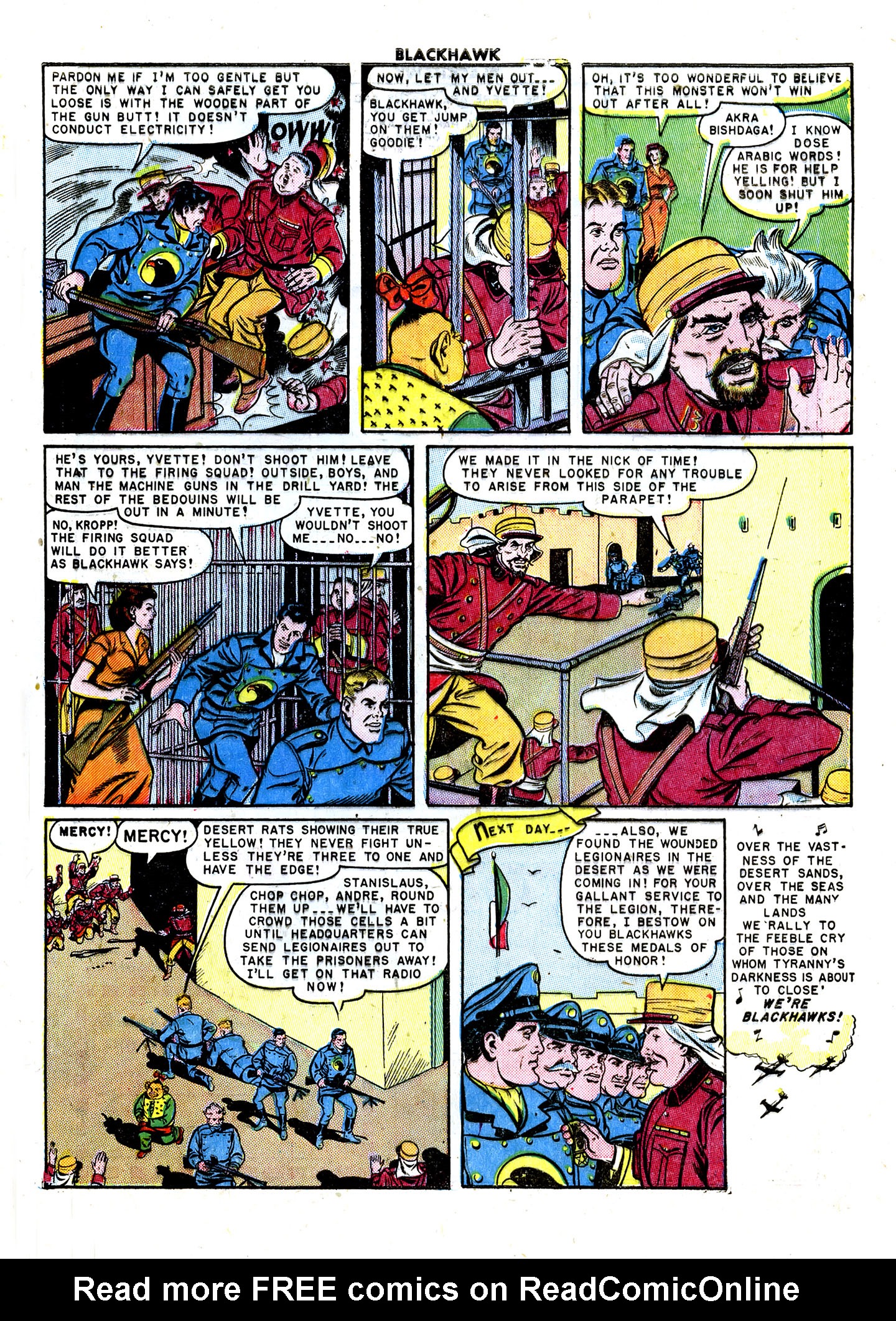 Read online Blackhawk (1957) comic -  Issue #36 - 49
