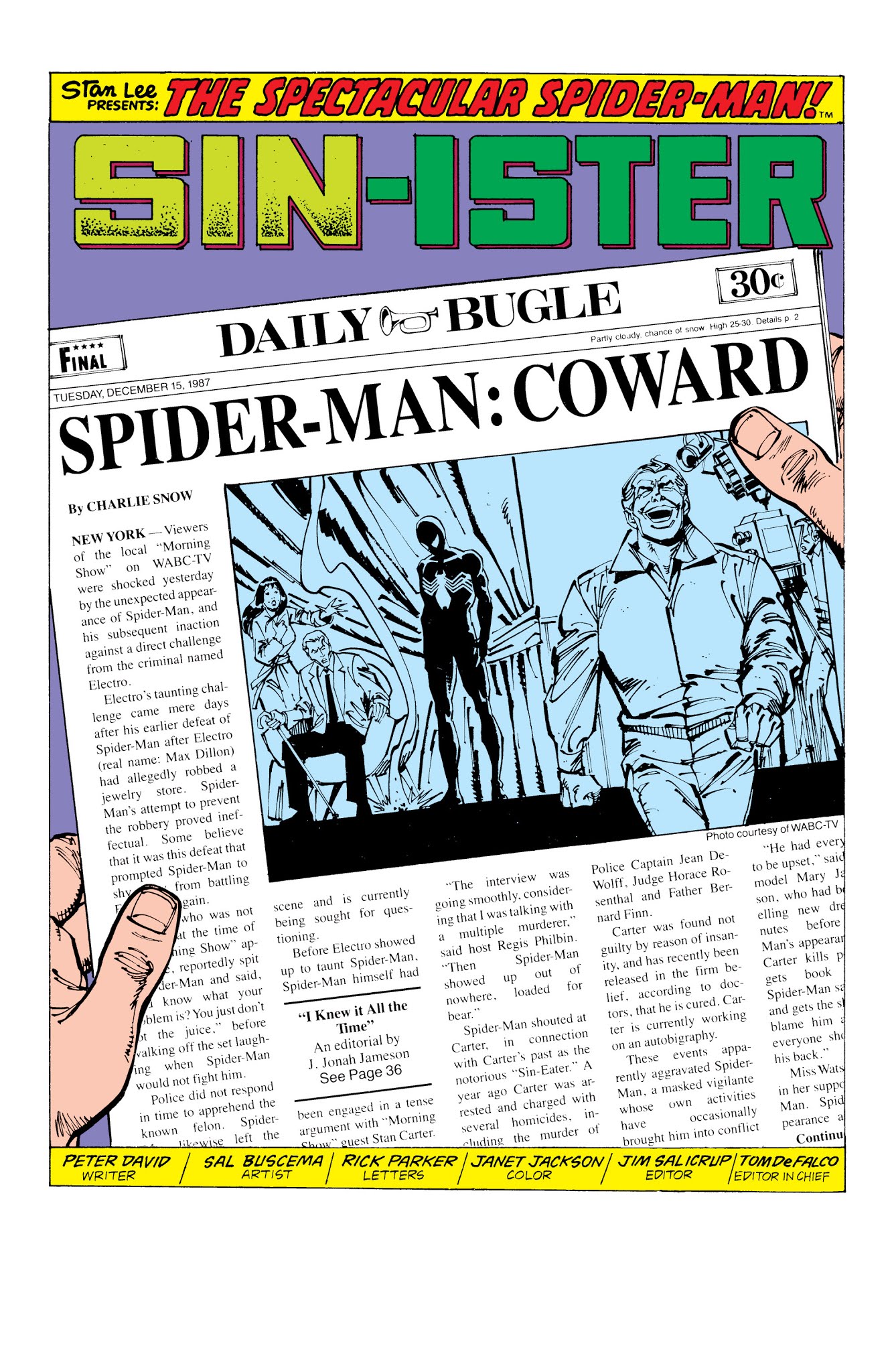 Read online The Spectacular Spider-Man (1976) comic -  Issue # _TPB The Death of Jean DeWolff - 145