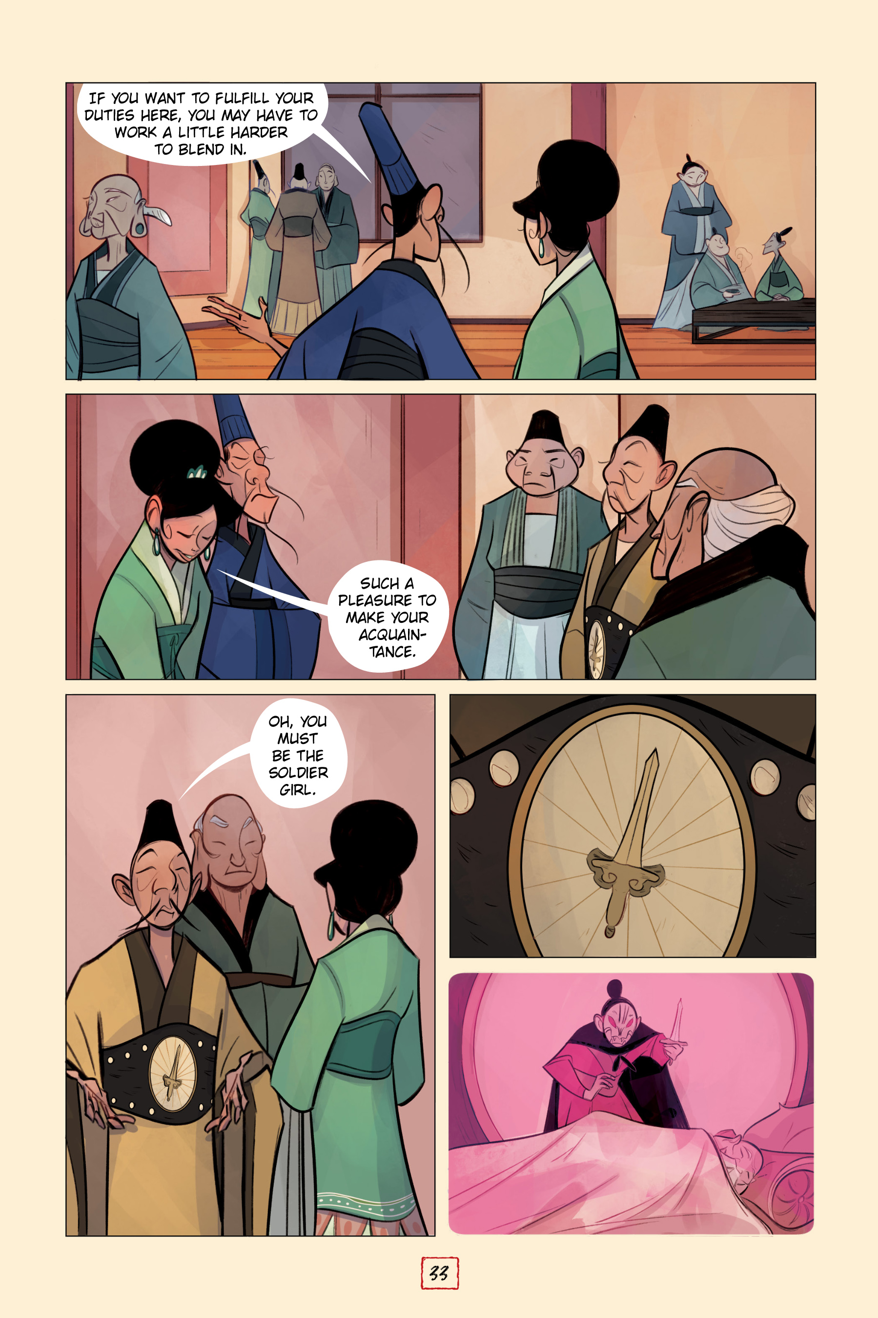 Read online Disney Mulan's Adventure Journal: The Palace of Secrets comic -  Issue # TPB - 34