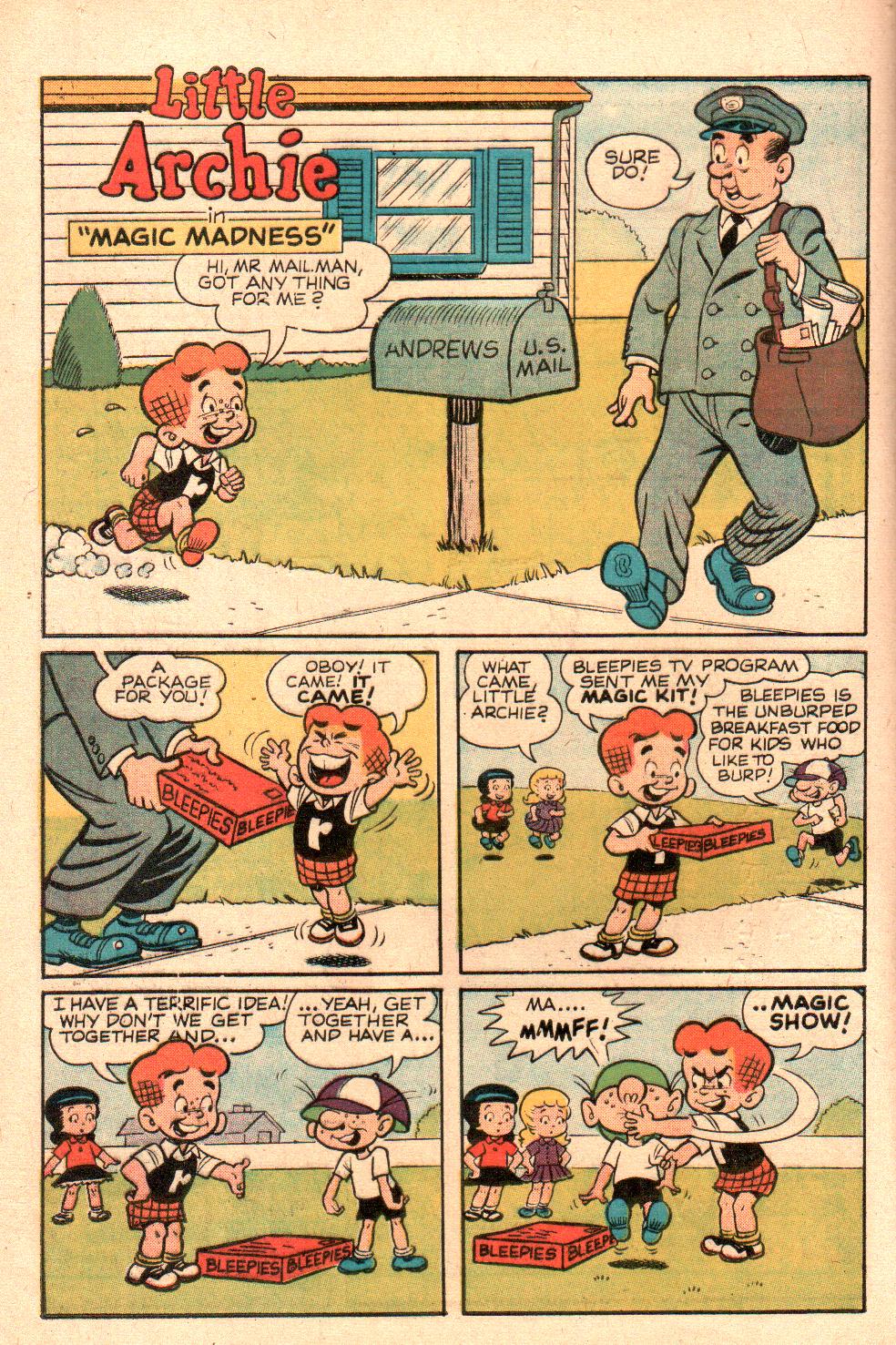 Read online Little Archie (1956) comic -  Issue #7 - 12