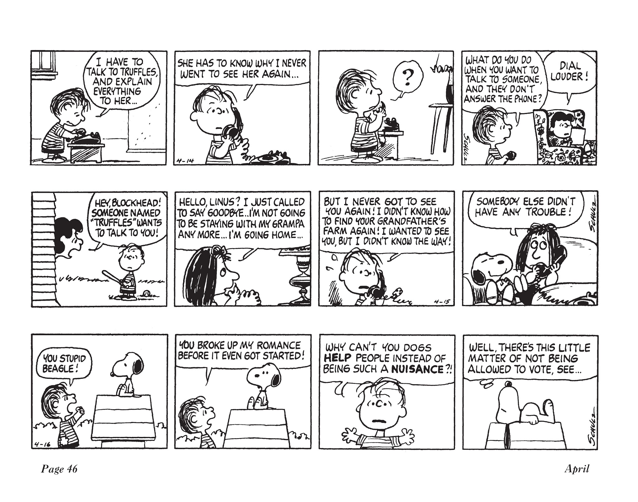 Read online The Complete Peanuts comic -  Issue # TPB 13 - 62