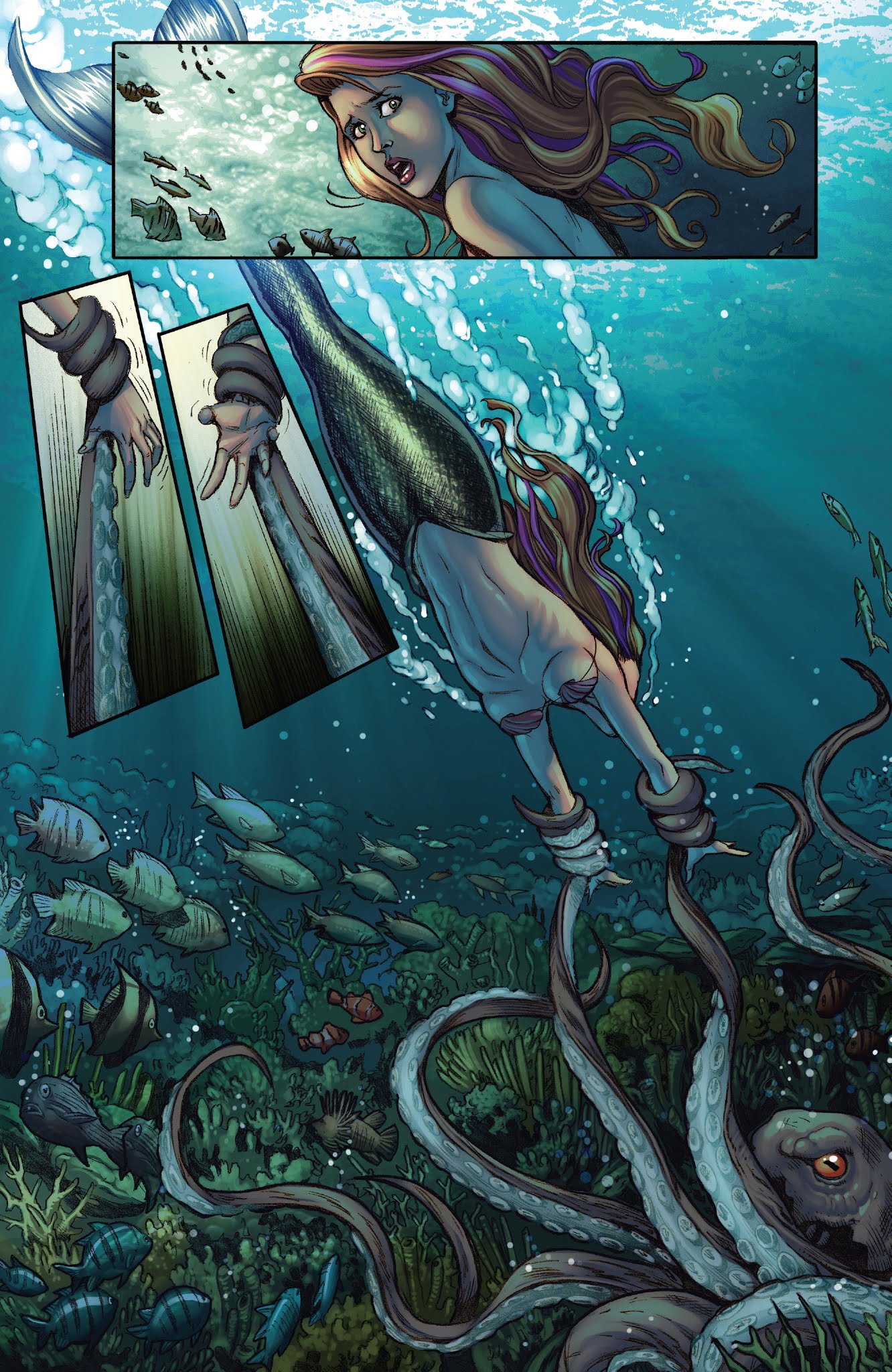 Read online Grimm Fairy Tales presents The Little Mermaid comic -  Issue #1 - 7
