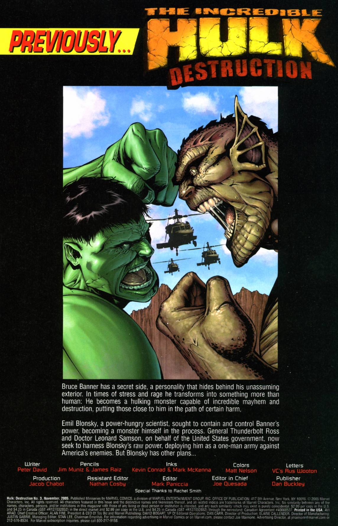 Read online Hulk: Destruction comic -  Issue #3 - 2
