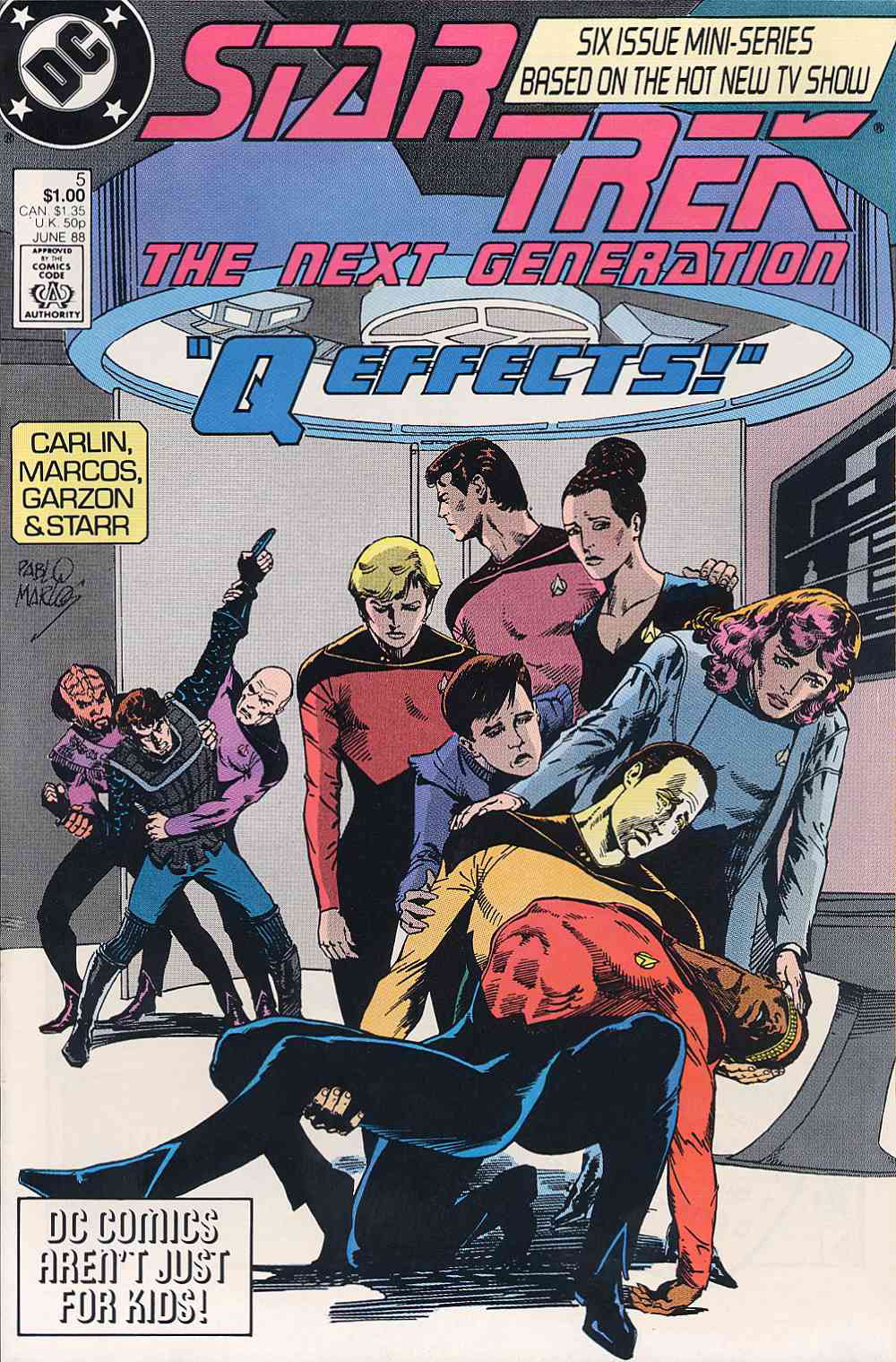 Read online Star Trek: The Next Generation (1988) comic -  Issue #5 - 1