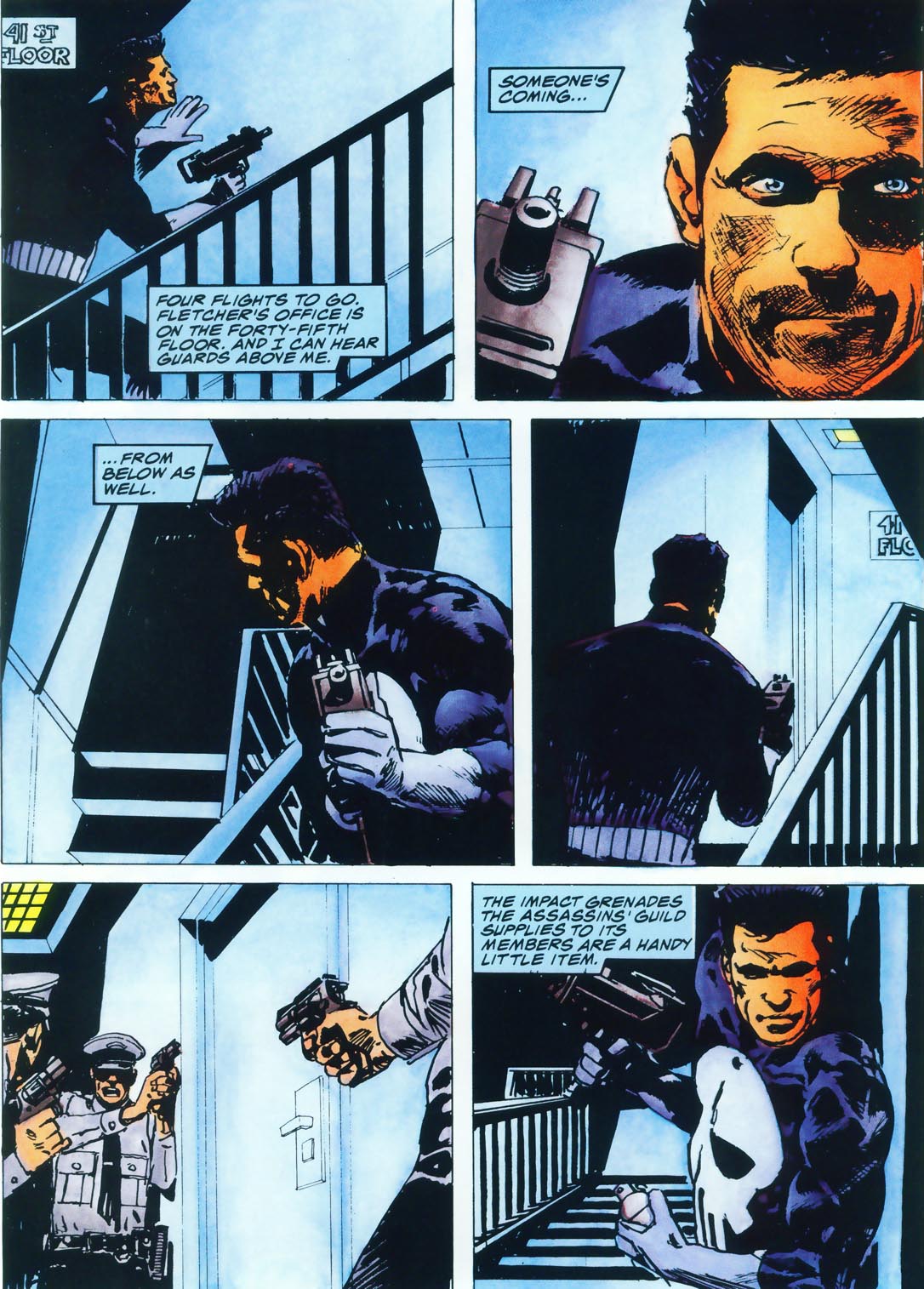 Read online Marvel Graphic Novel comic -  Issue #40 - The Punisher - Assassins' Guild - 54
