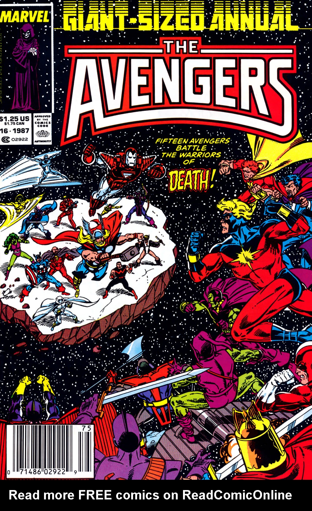 Read Online The Avengers 1963 Comic Issue Annual 16