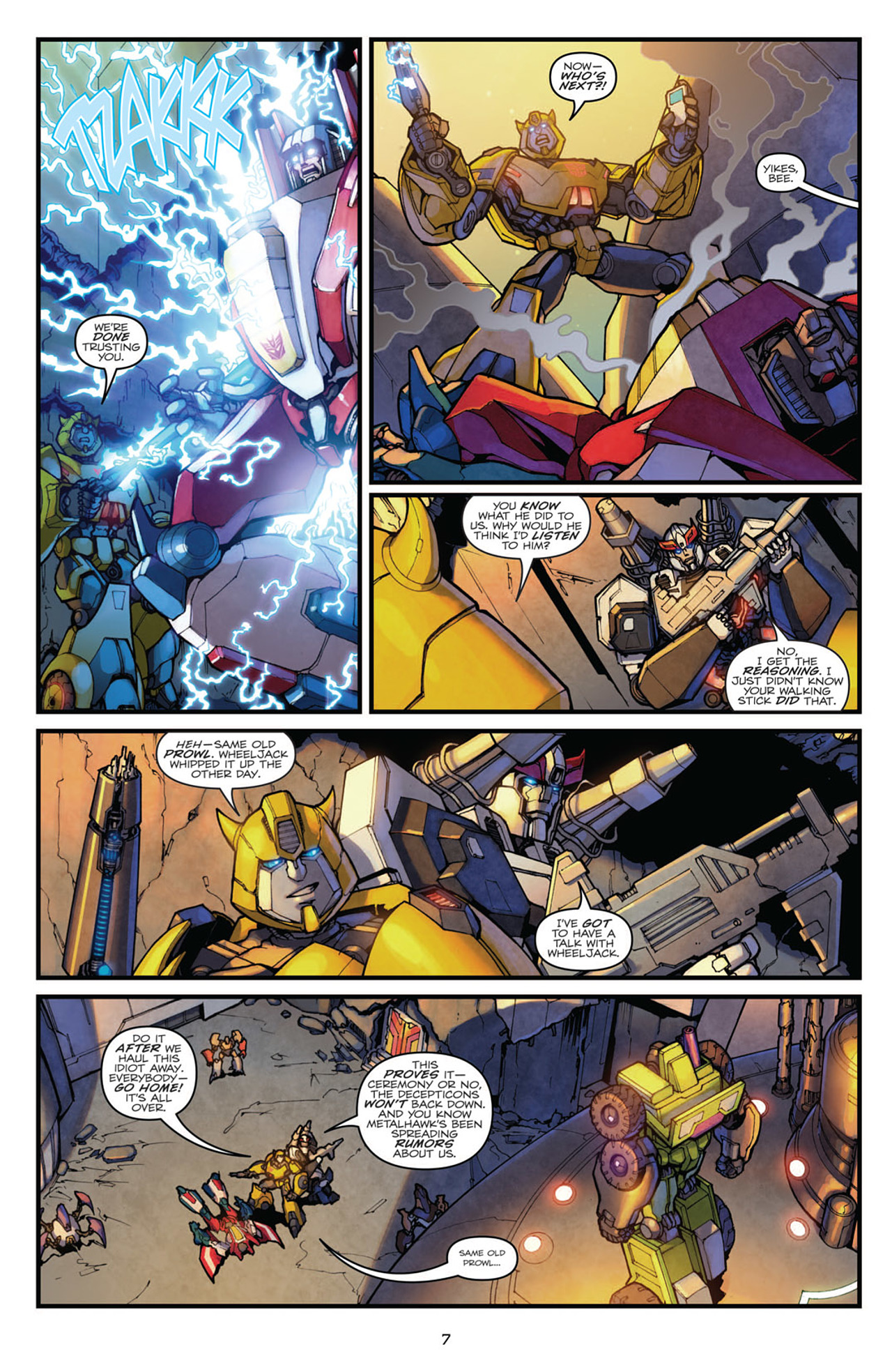 Read online Transformers: Robots In Disguise (2012) comic -  Issue #2 - 10