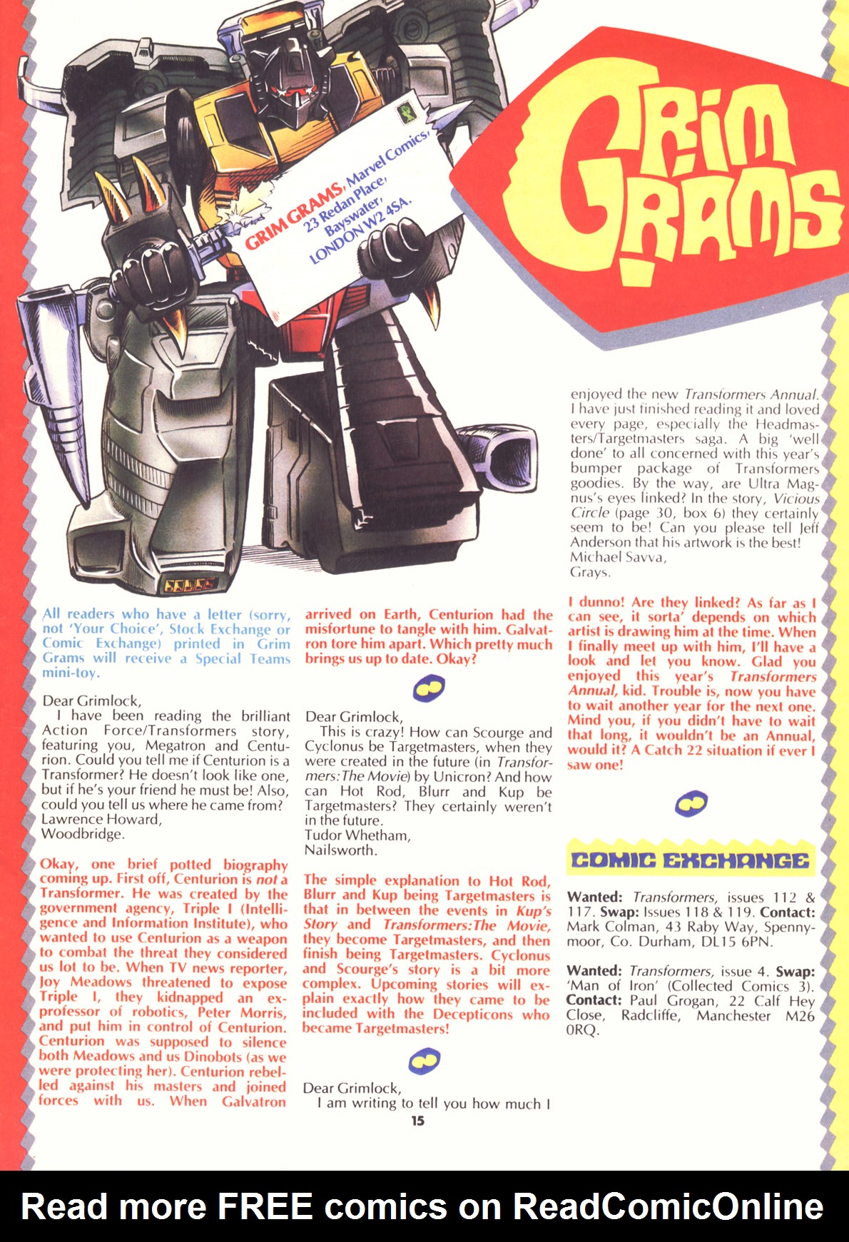 Read online The Transformers (UK) comic -  Issue #136 - 14