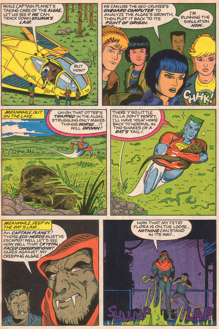 Read online Captain Planet and the Planeteers comic -  Issue #6 - 16