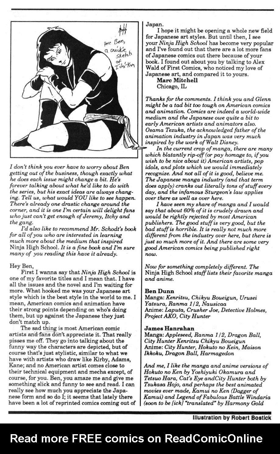 Read online Ninja High School (1986) comic -  Issue #6 - 34