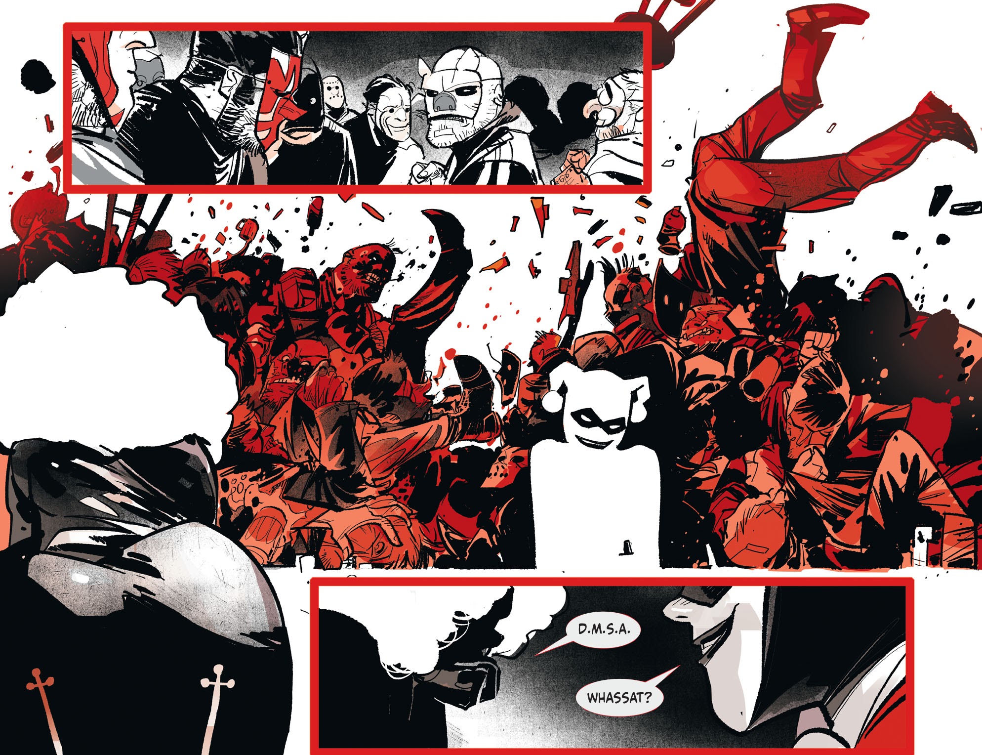 Read online Harley Quinn Black   White   Red comic -  Issue #11 - 21