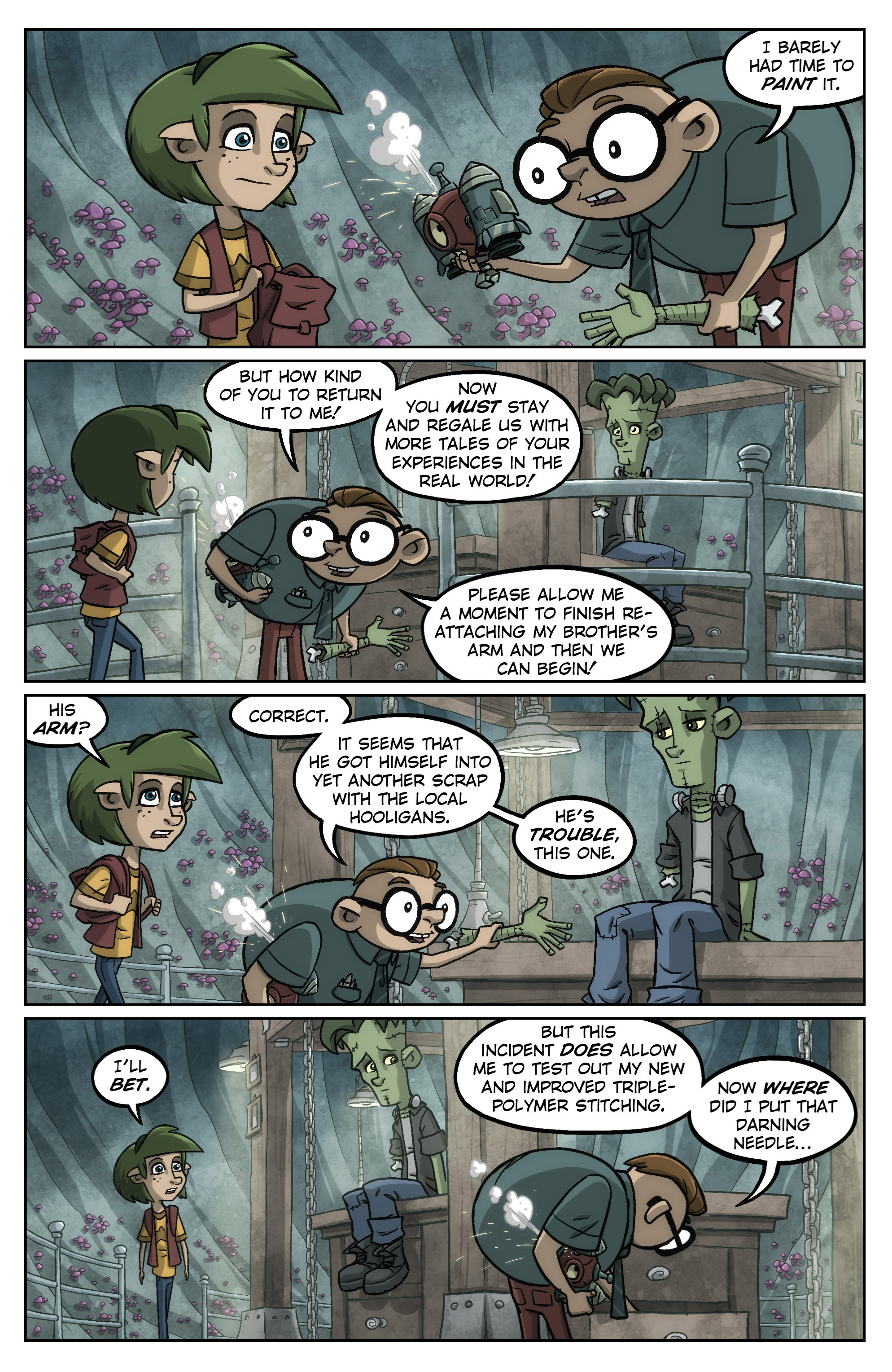 Read online Oddly Normal (2014) comic -  Issue #8 - 13