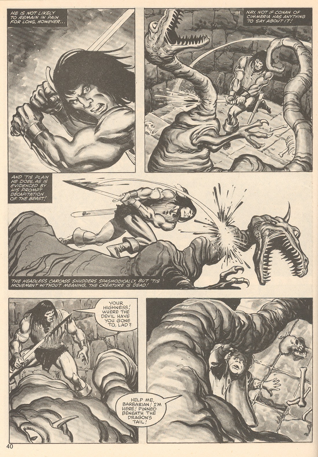 Read online The Savage Sword Of Conan comic -  Issue #76 - 40