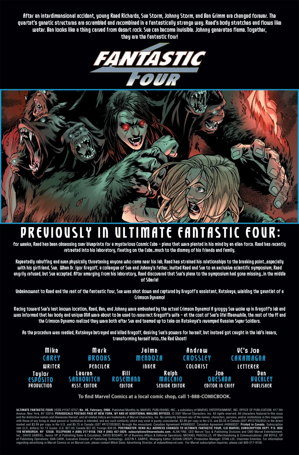 Read online Ultimate Fantastic Four (2004) comic -  Issue #49 - 2