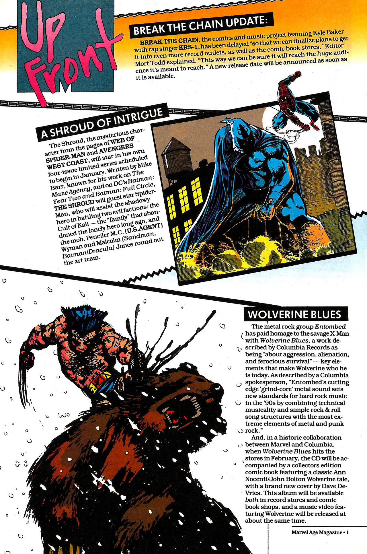 Read online Marvel Age comic -  Issue #133 - 3