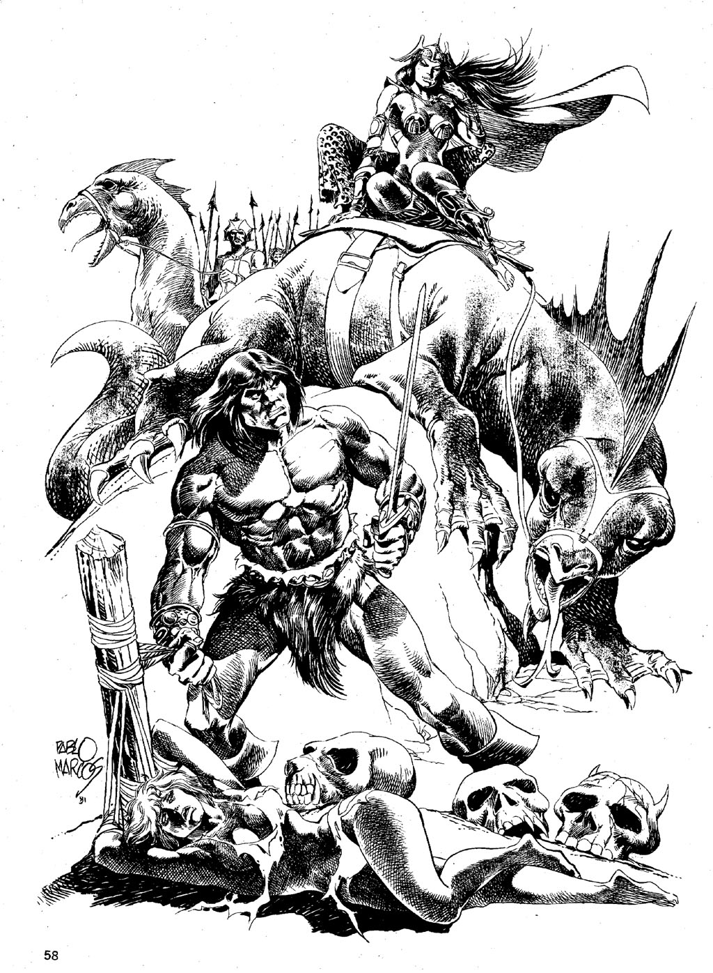 Read online The Savage Sword Of Conan comic -  Issue #85 - 57