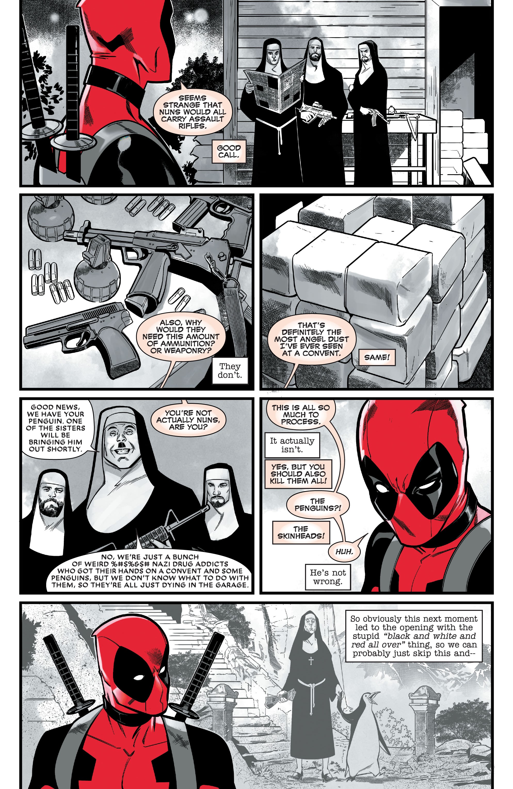 Read online Deadpool: Black, White & Blood comic -  Issue #3 - 9