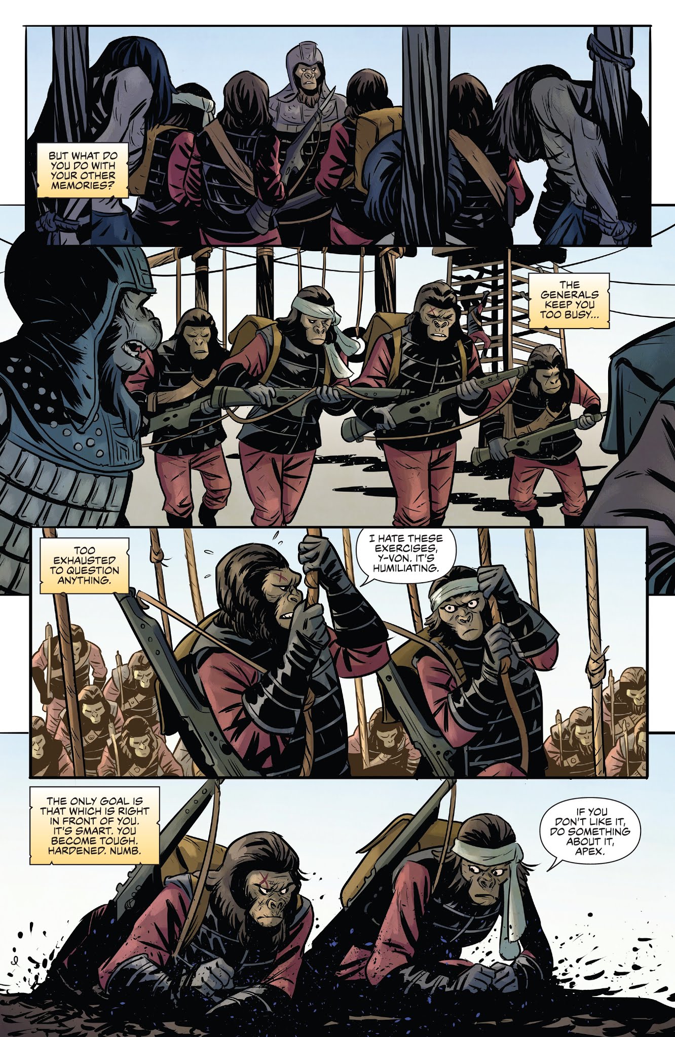 Read online Planet of the Apes: The Simian Age comic -  Issue # Full - 14