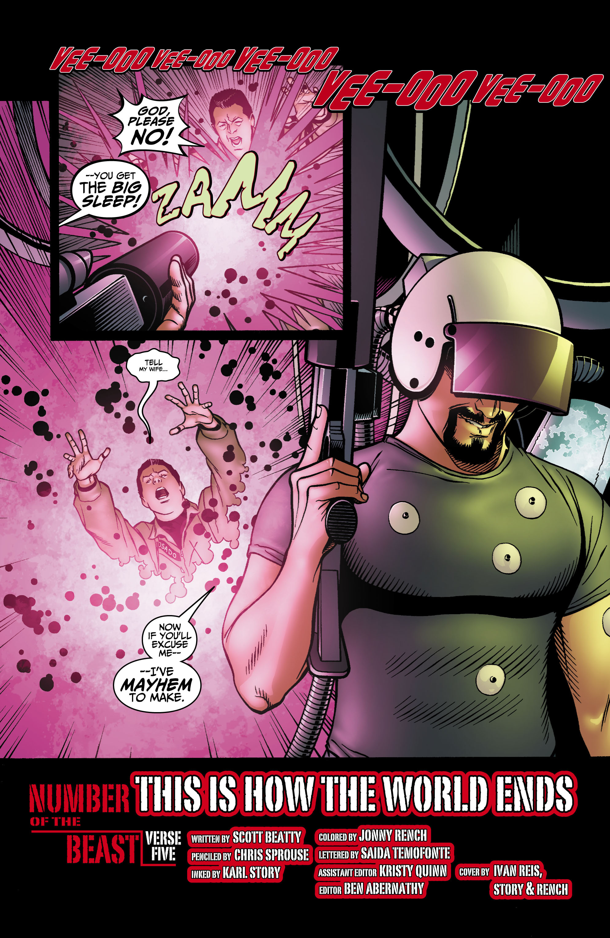 Read online Number of the Beast comic -  Issue #5 - 3