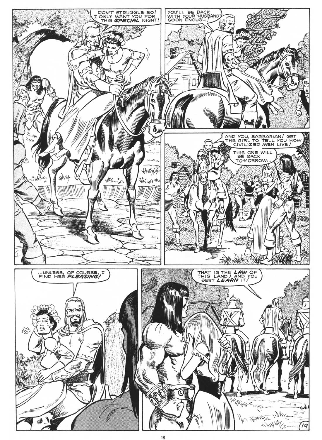 Read online The Savage Sword Of Conan comic -  Issue #171 - 21