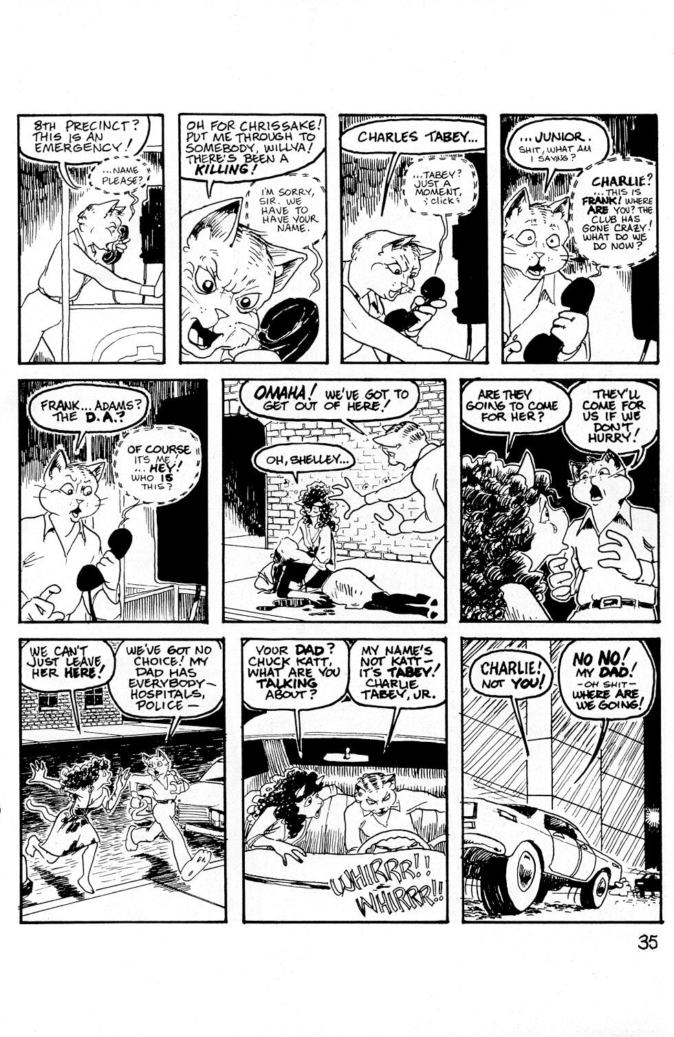Omaha the Cat Dancer (1986) issue 0 - Page 37