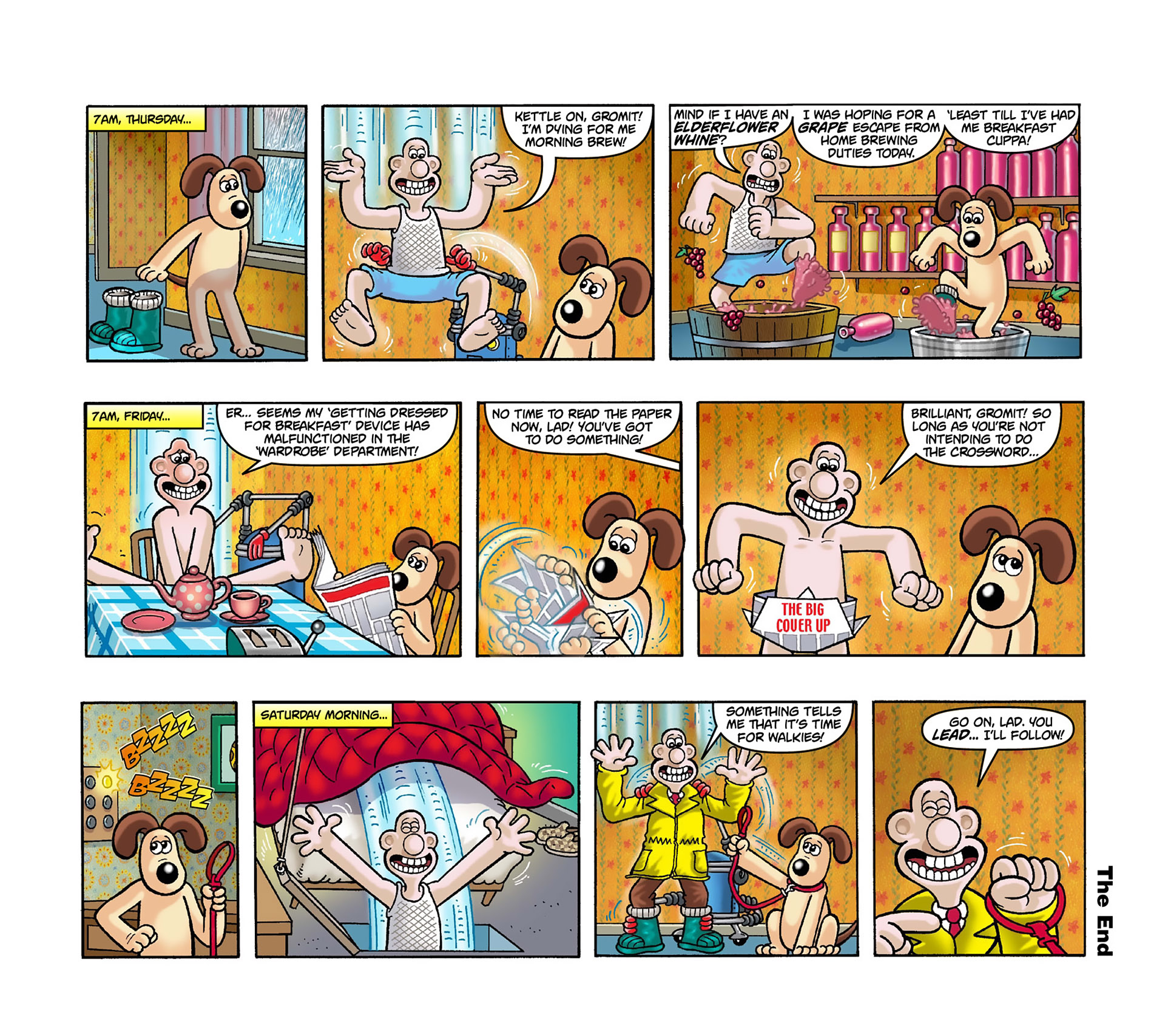 Read online Wallace & Gromit Dailies comic -  Issue #4 - 17